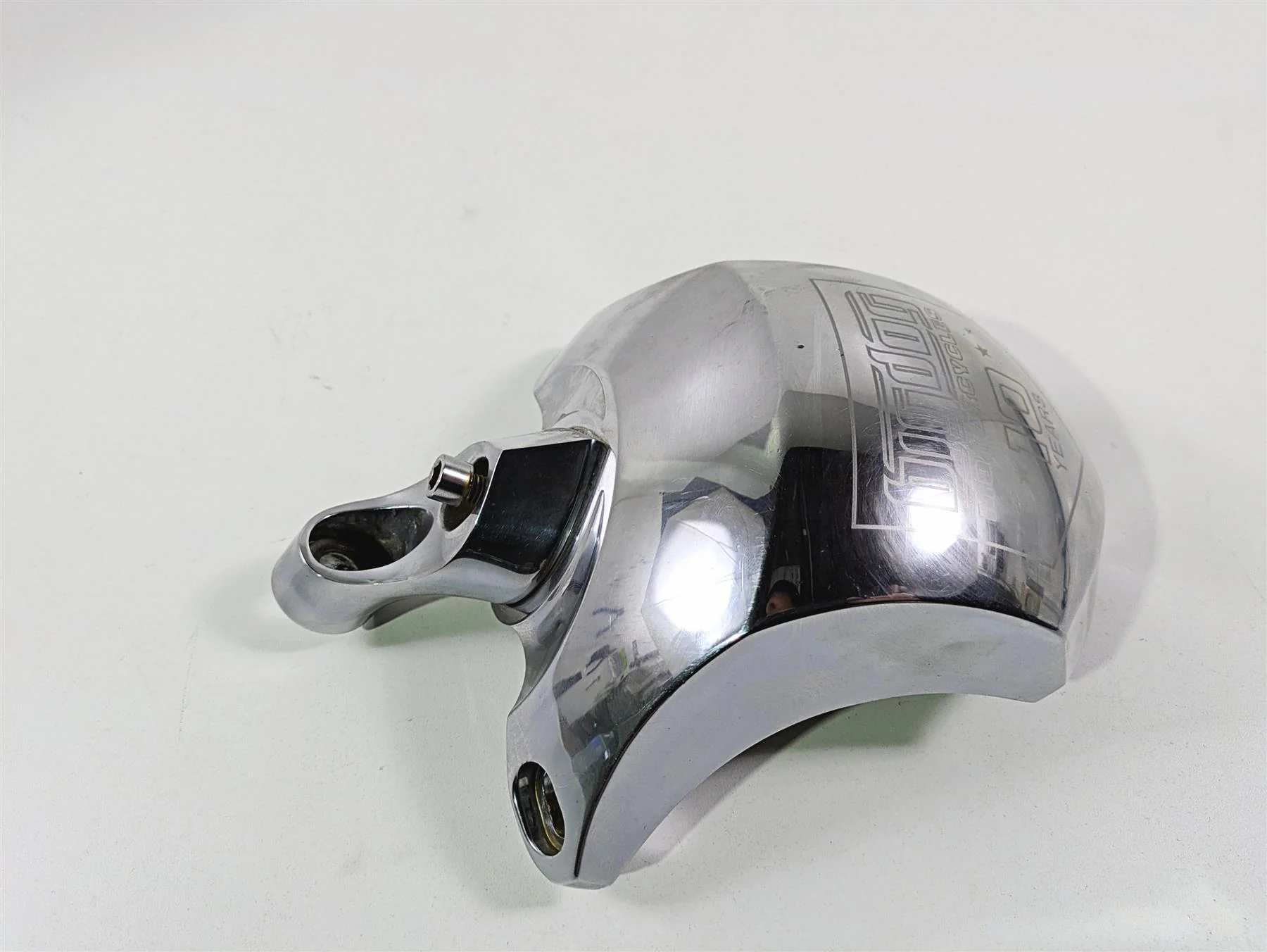 2004 Big Dog Chopper 10 Years Chrome  Coil Cover FAiring & Mount 170-000032-01 - Image 4