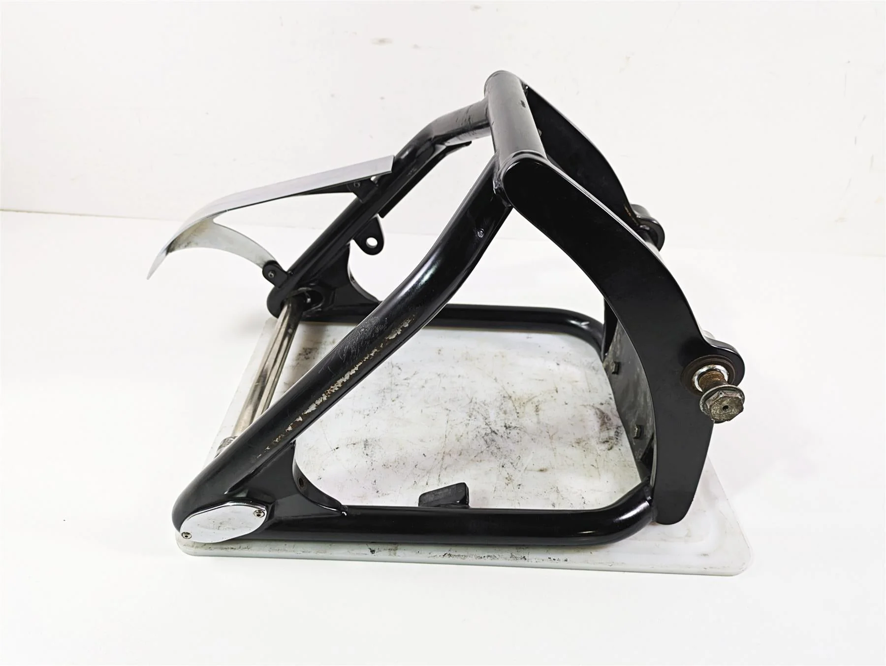 2004 Big Dog Chopper Fat Tire 250 Rear Swing Arm Swingarm & Axle Spindle - Image 2
