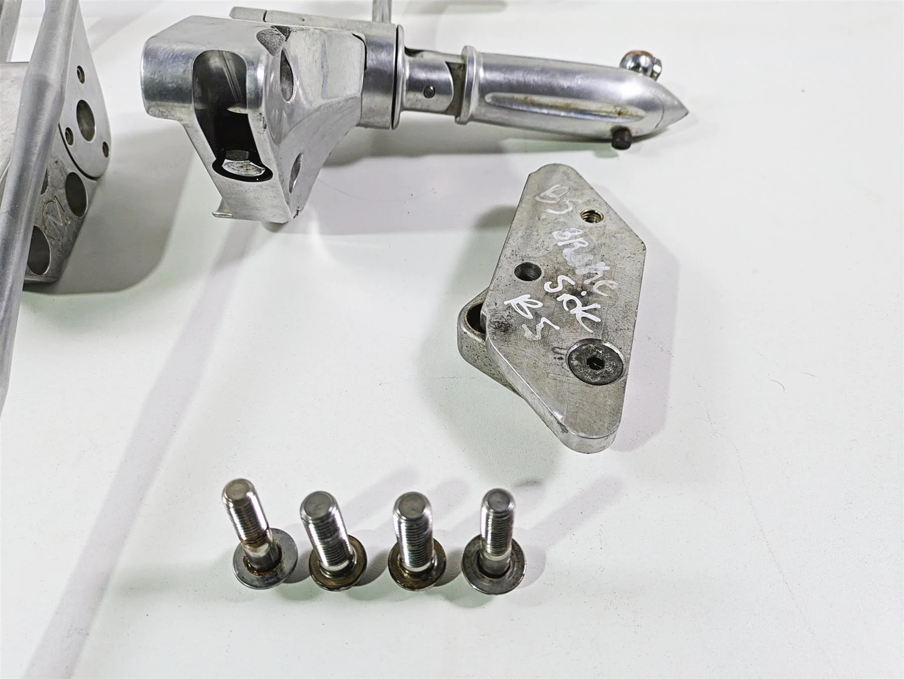 2004 Big Dog Chopper Left Right Footpeg Lever Pedals 162-000001-02 162-000002-02 - Image 4