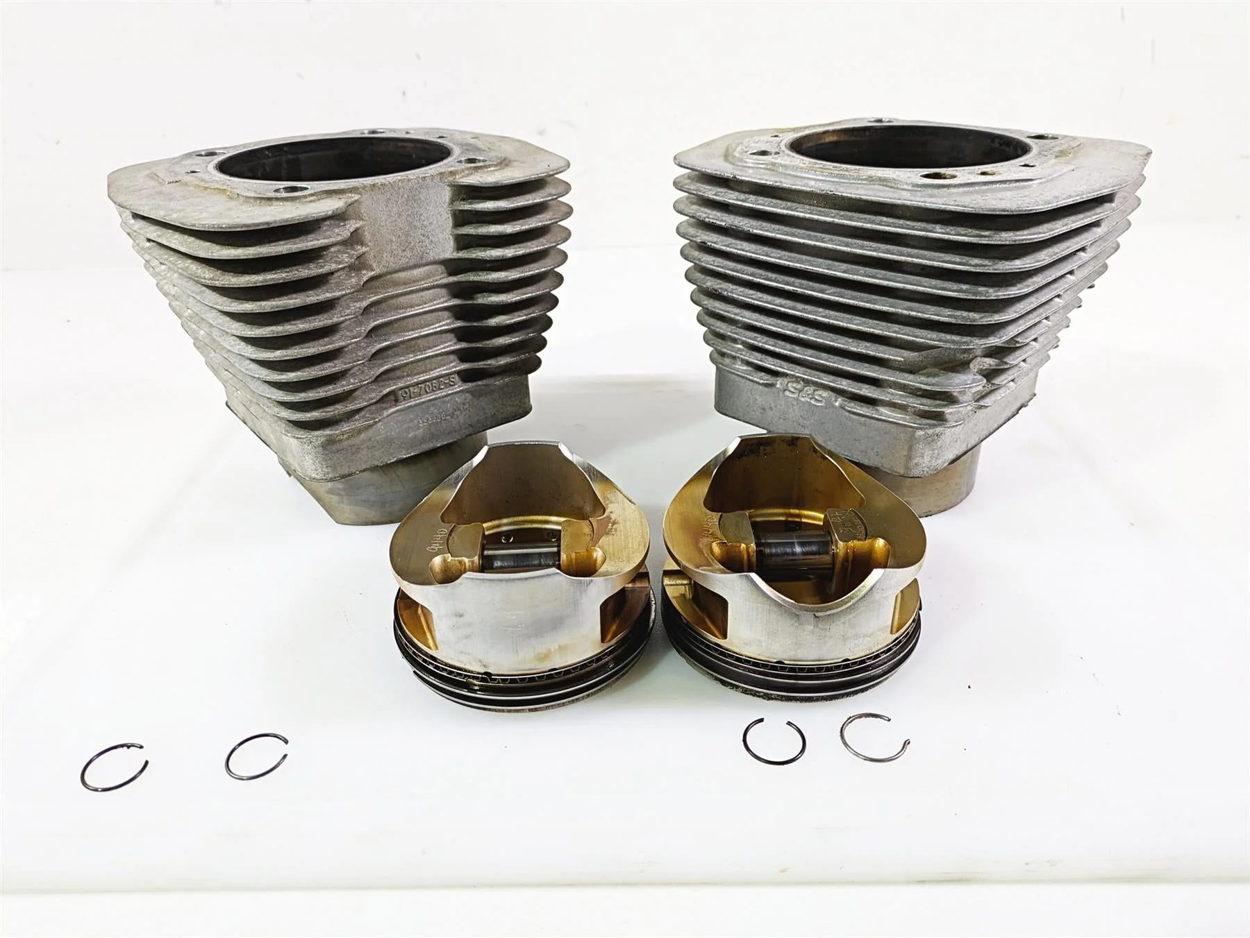 2004 Big Dog Chopper S&S Cycle Cylinder Jug Piston Set READ 91-7082-S - Image 2