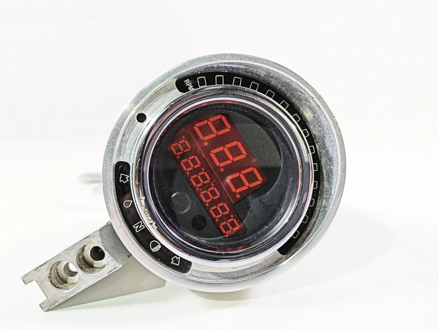 2004 Big Dog Chopper Speedometer Gauge Instrument & Housing READ 150-000008-01 - Image 9