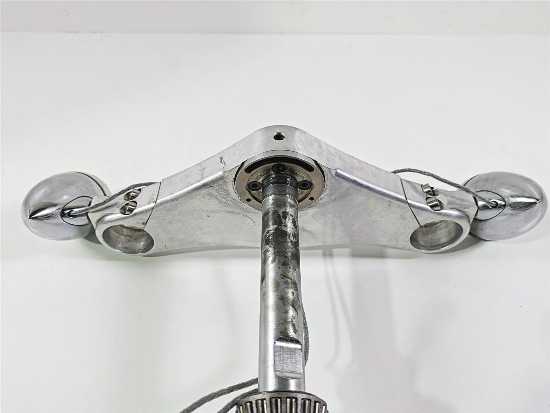 2004 Big Dog Chopper Straight Upper Lower Triple Tree Clamp Set 6110 6111 - Image 11