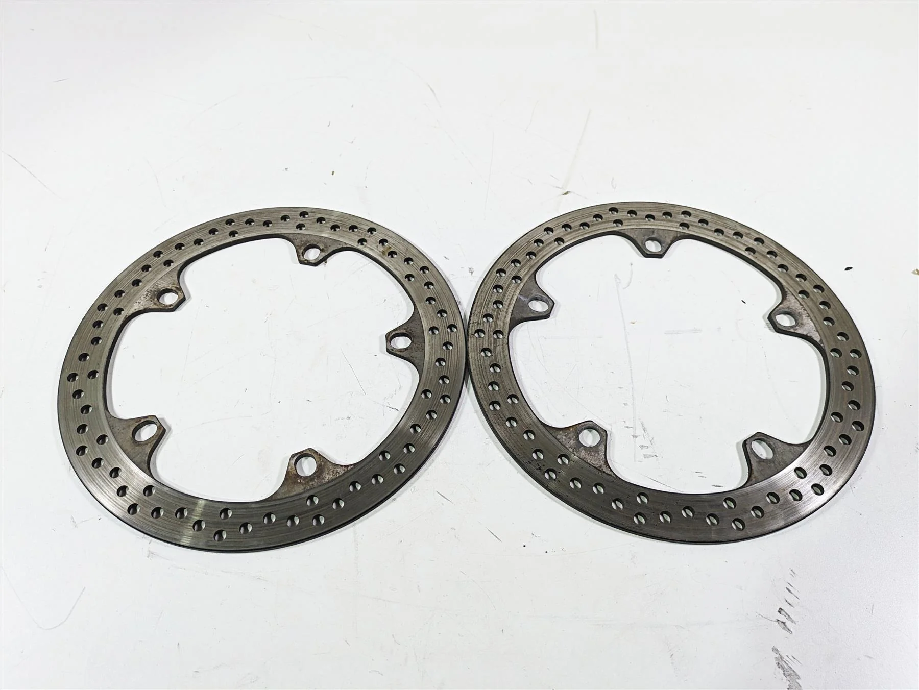 2004 BMW R1150GS R21 Front Brake Disc Rotor Set L 34112314893 R 34112314894