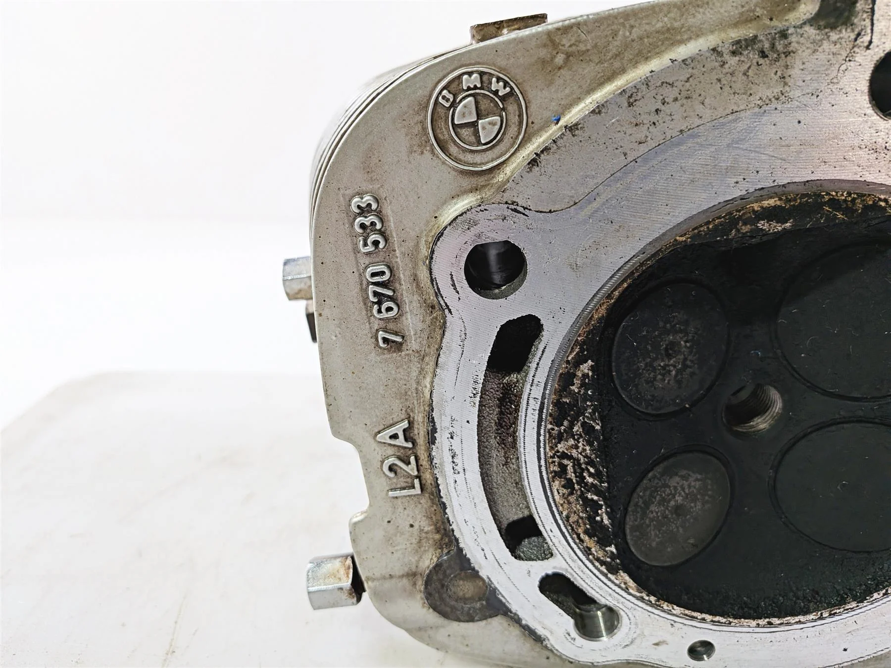 2004 BMW R1150GS R21 Left Cylinderhead Cylinder Head - Good Compression 7670533 - Image 9