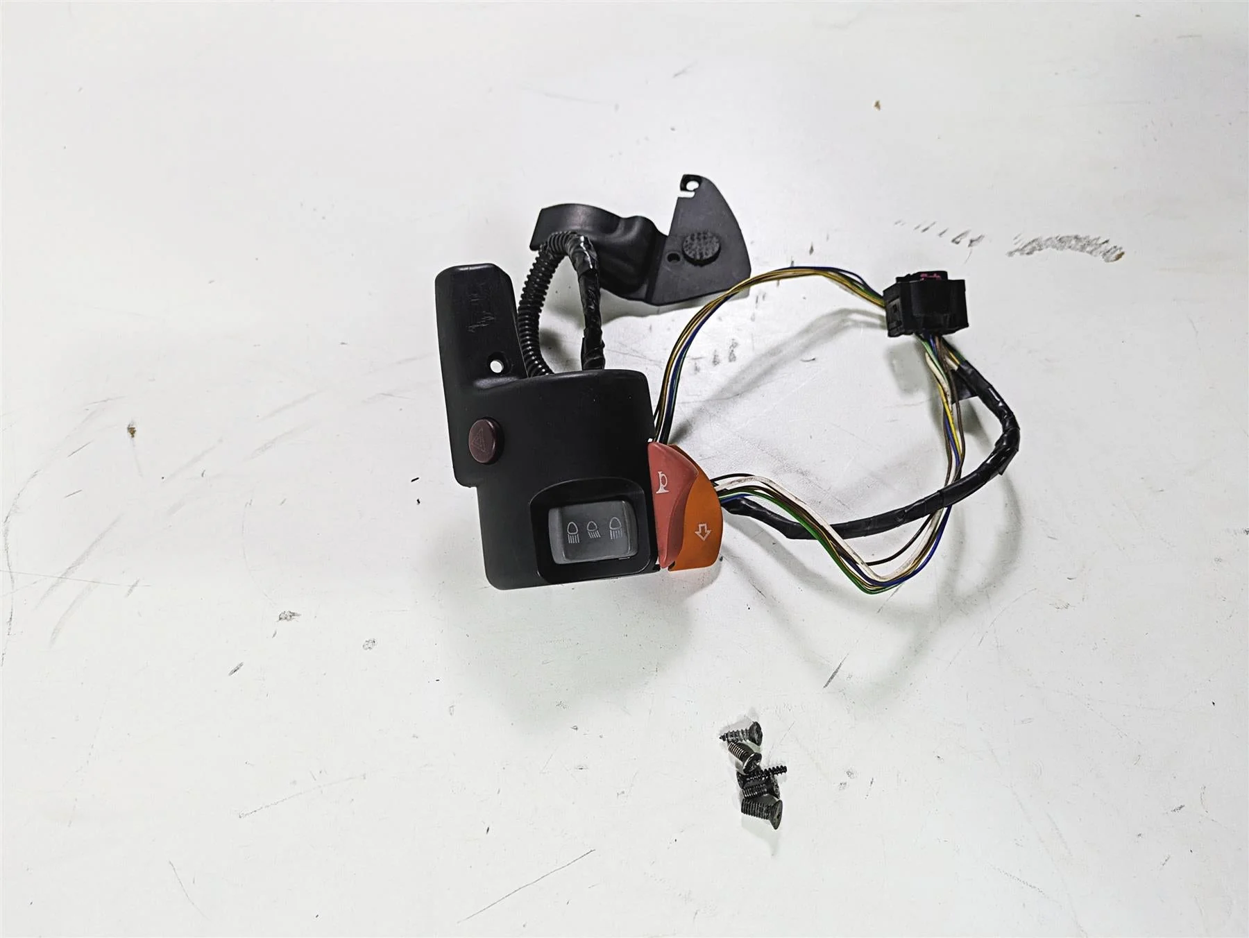 2004 BMW R1150GS R21 Left Hand Control Switch Blinker Light Horn 61317659325 - Image 2