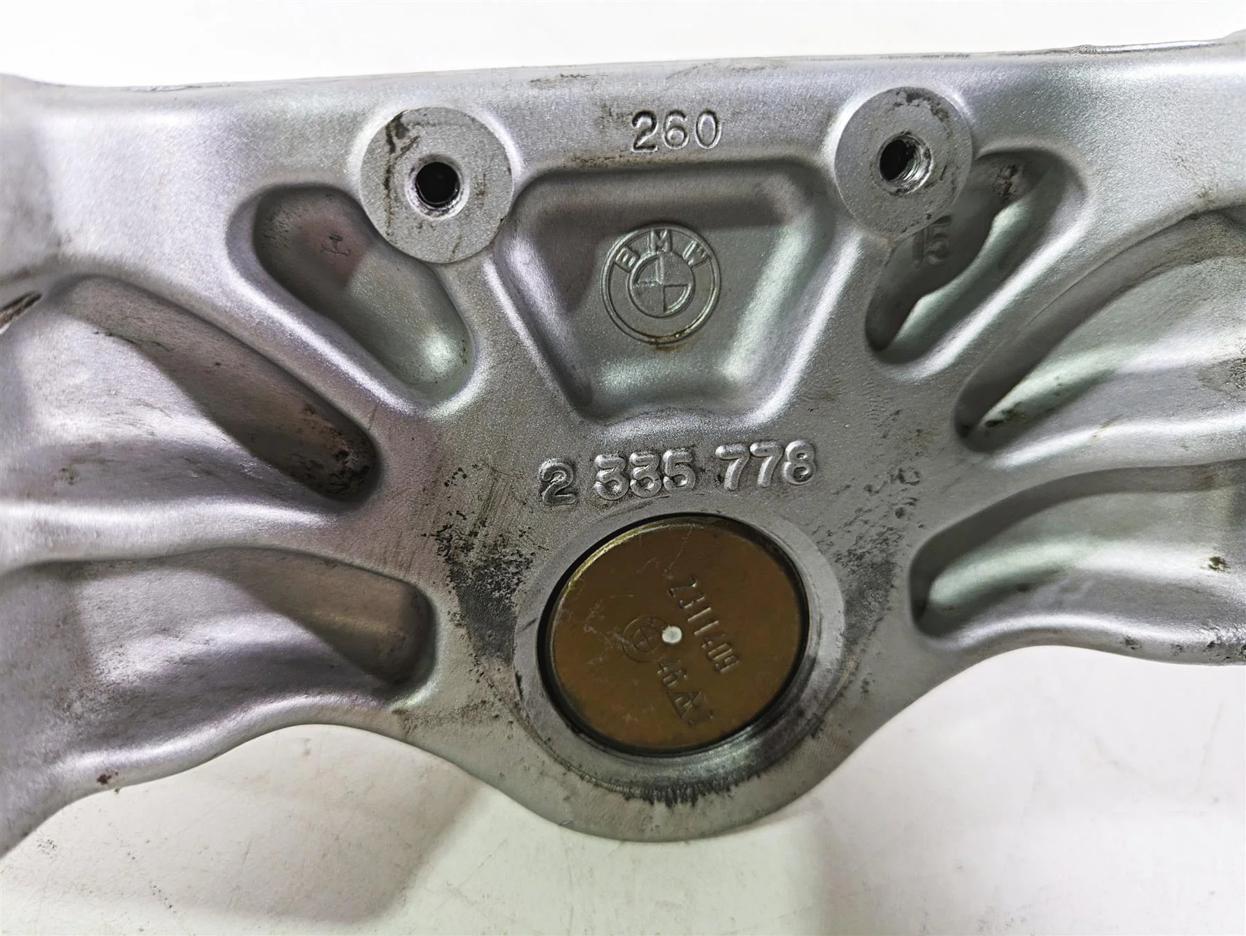 2004 BMW R1150GS R21 Lower Triple Tree Steering Clamp Ball Joint 31422338223 - Image 10