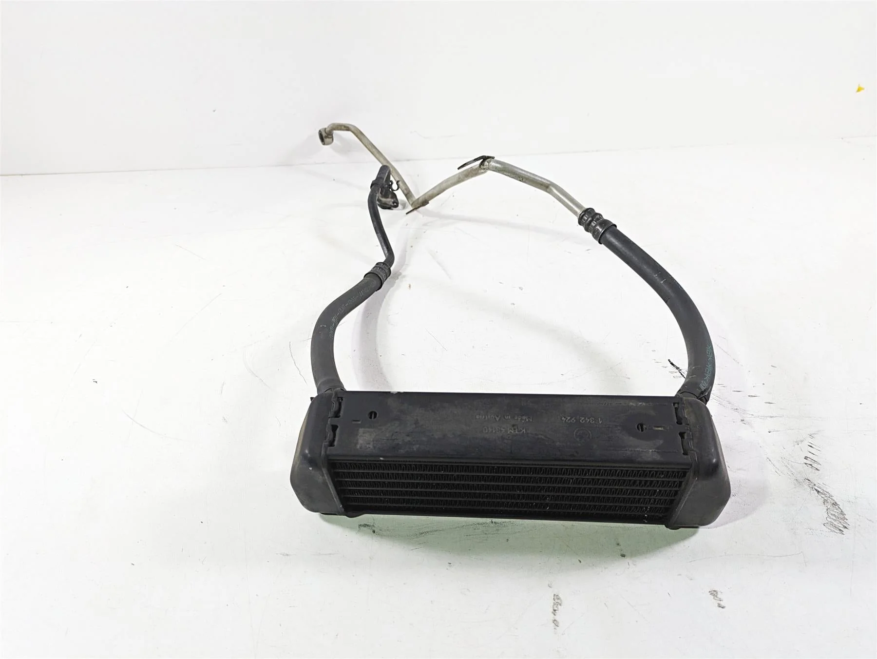 2004 BMW R1150GS R21 Oil Cooler Radiator & Lines 17211342924 - Image 4