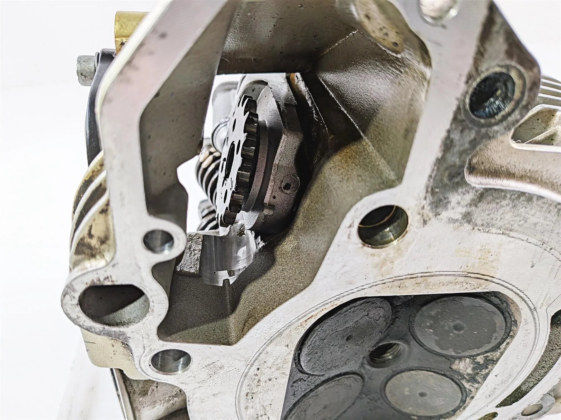2004 BMW R1150GS R21 Right Cylinderhead Cylinder Head - Good Compression 7670534 - Image 10