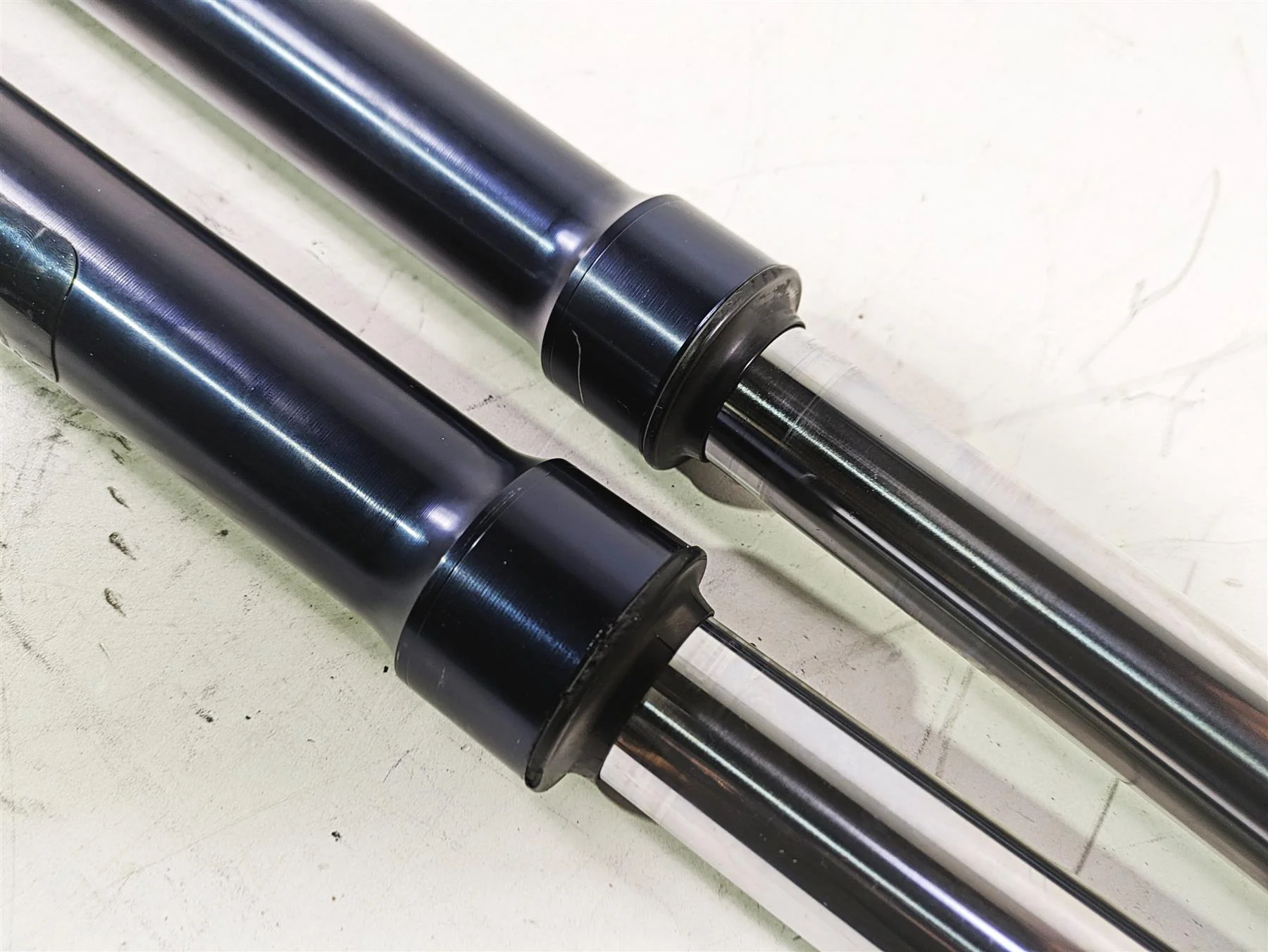 2004 BMW R1150GS R21 Straight Showa Front Fork Leg Set 31427661687 31427661688 - Image 10