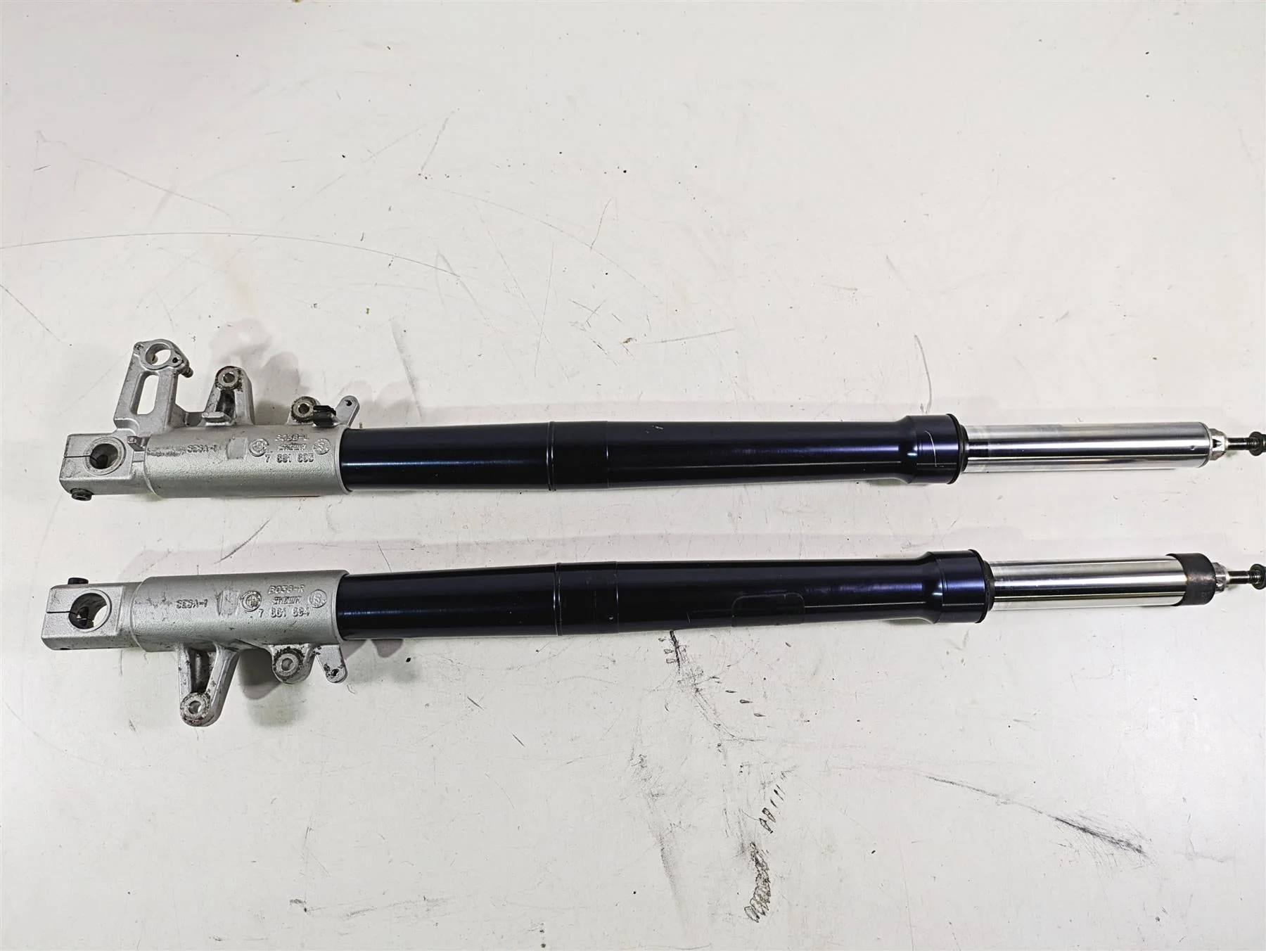 2004 BMW R1150GS R21 Straight Showa Front Fork Leg Set 31427661687 31427661688 - Image 3