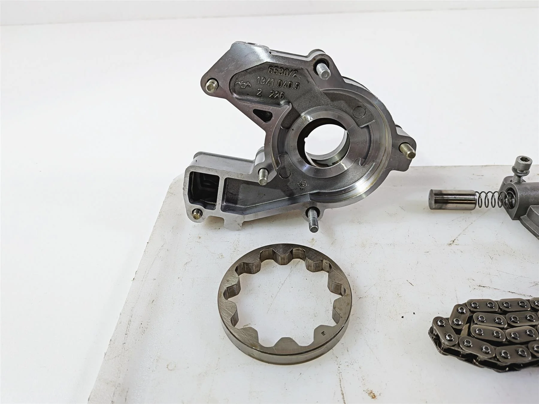 2004 BMW R1150GS R21 Timing Gear & Chain Mount Tensioner 11311340671 - Image 12