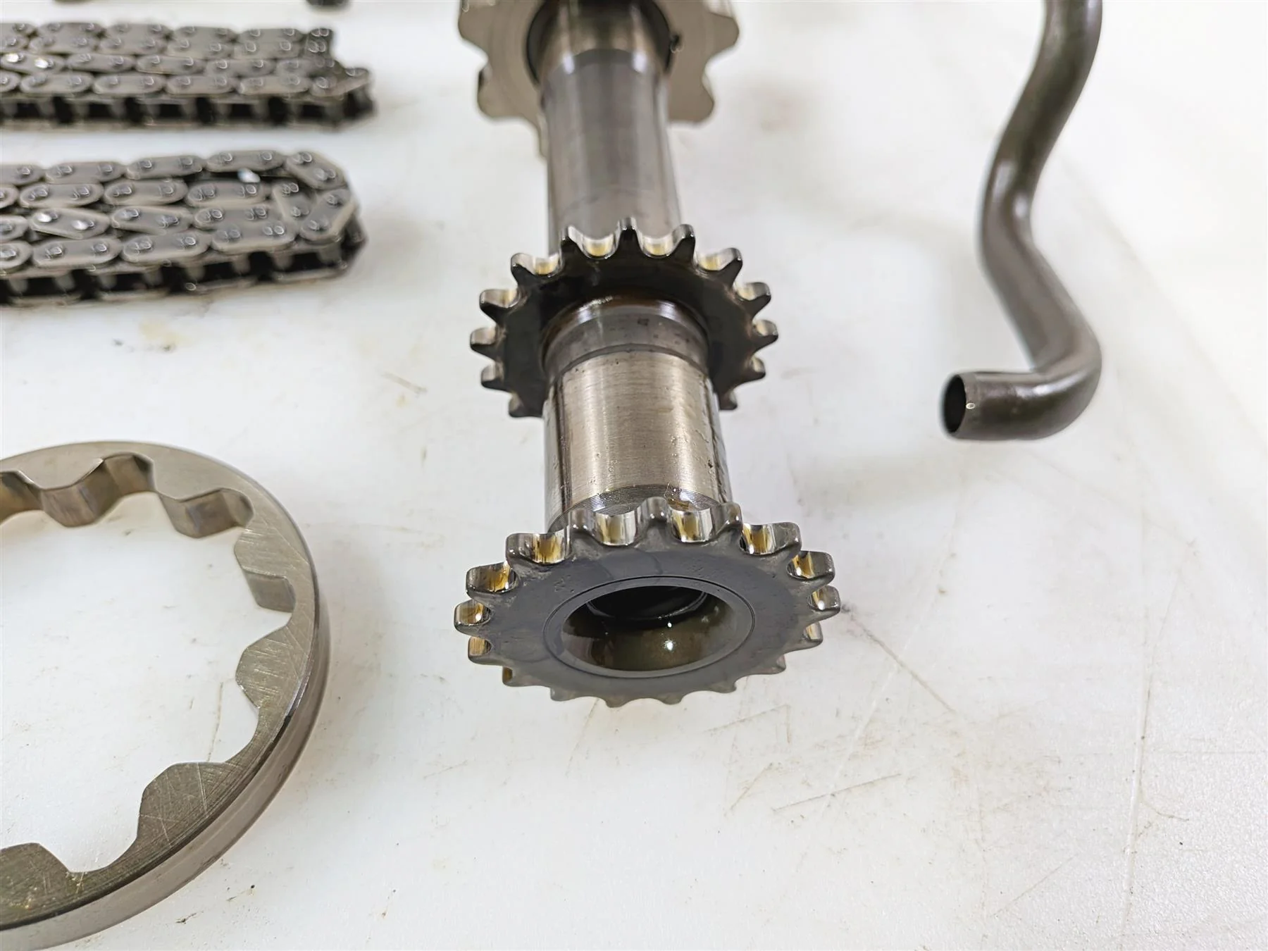 2004 BMW R1150GS R21 Timing Gear & Chain Mount Tensioner 11311340671 - Image 4