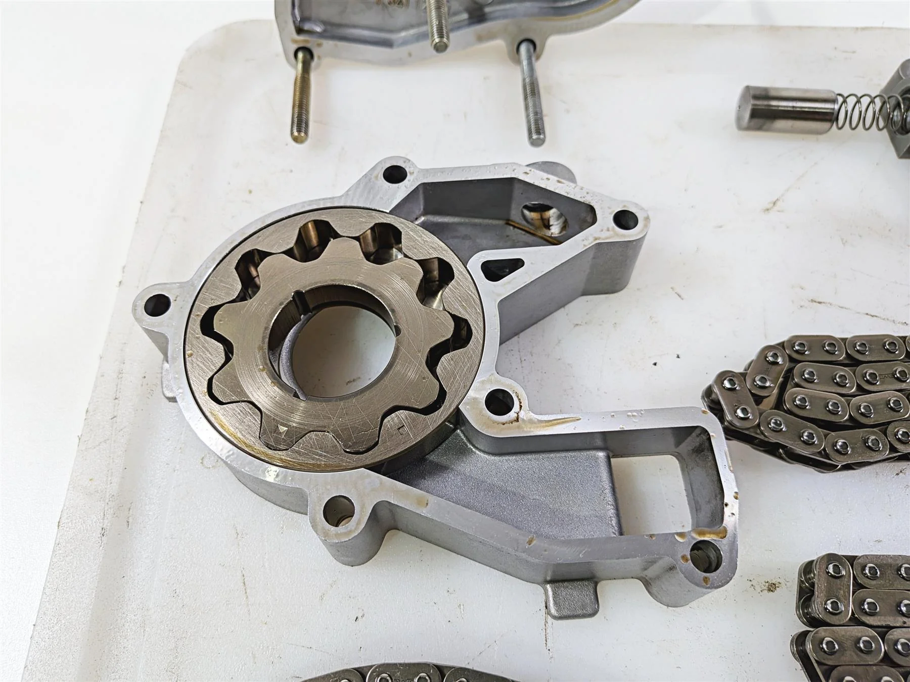 2004 BMW R1150GS R21 Timing Gear & Chain Mount Tensioner 11311340671 - Image 5