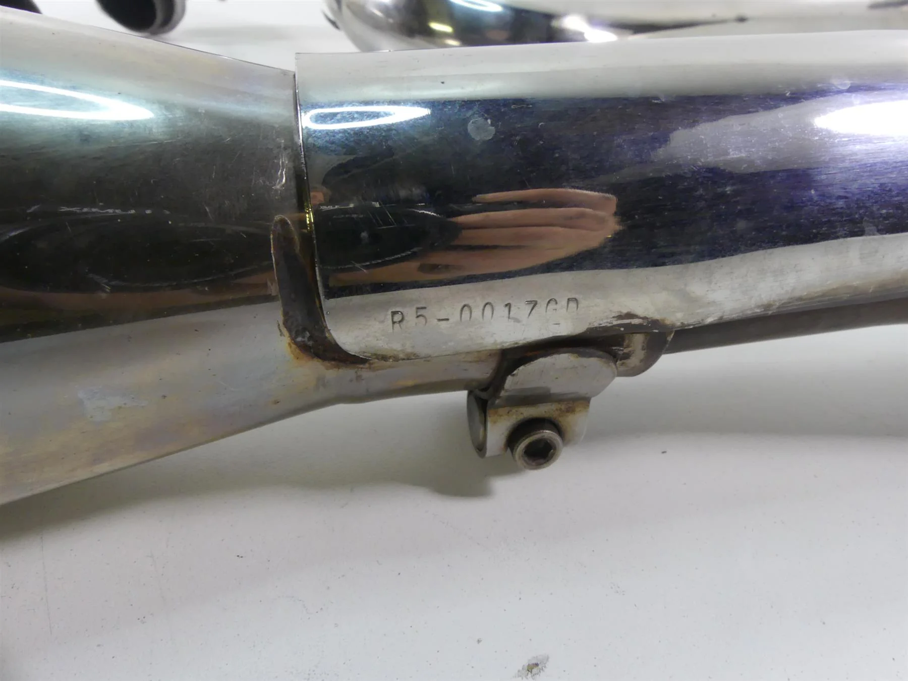 2004 Harley FLHTC SE CVO Electra Glide True Dual Rinehart Exhaust System - Image 9