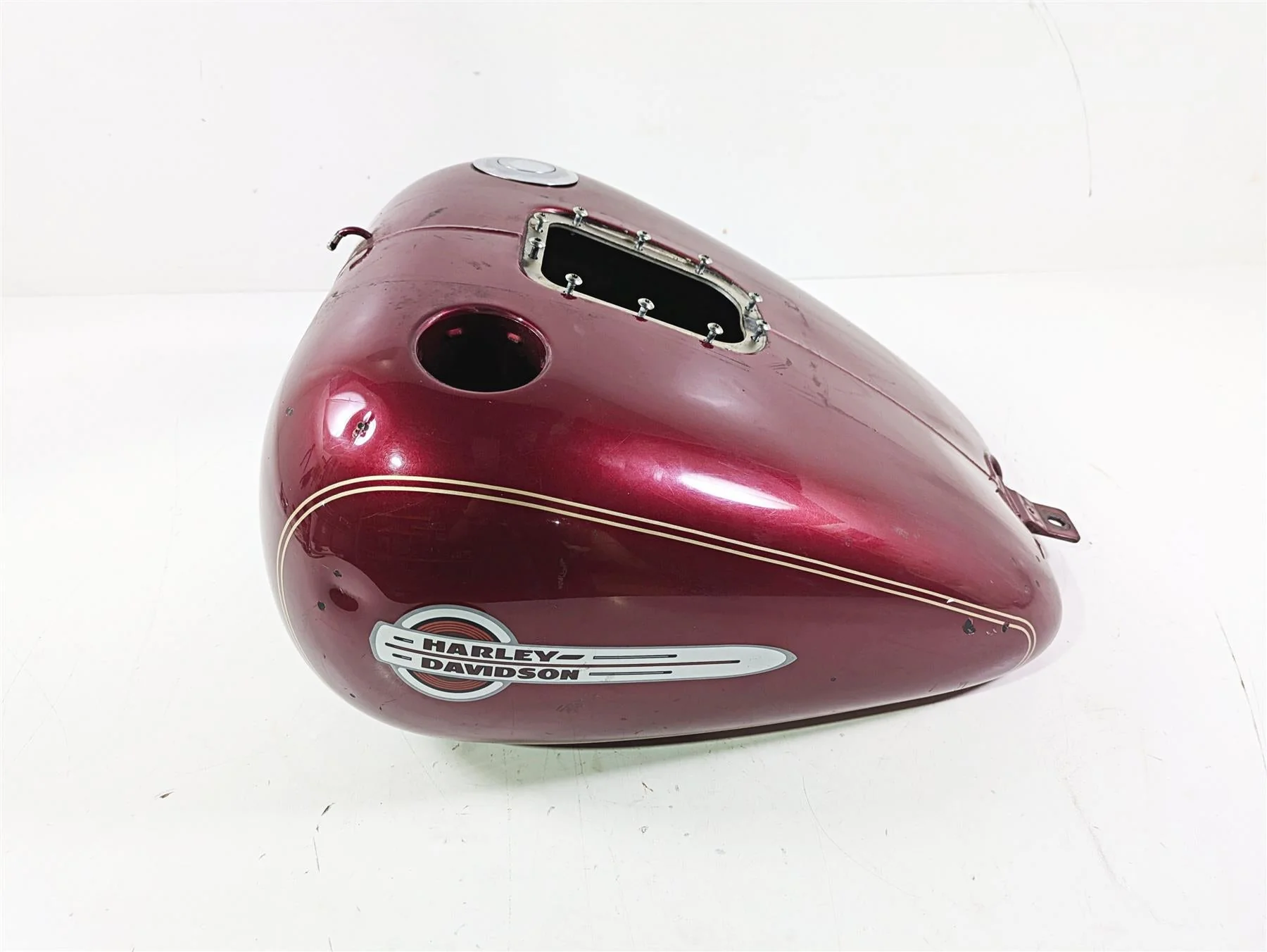 2004 Harley FLSTCI Softail Heritage Fuel Gas Petrol Tank - Small Dents 61625-01E