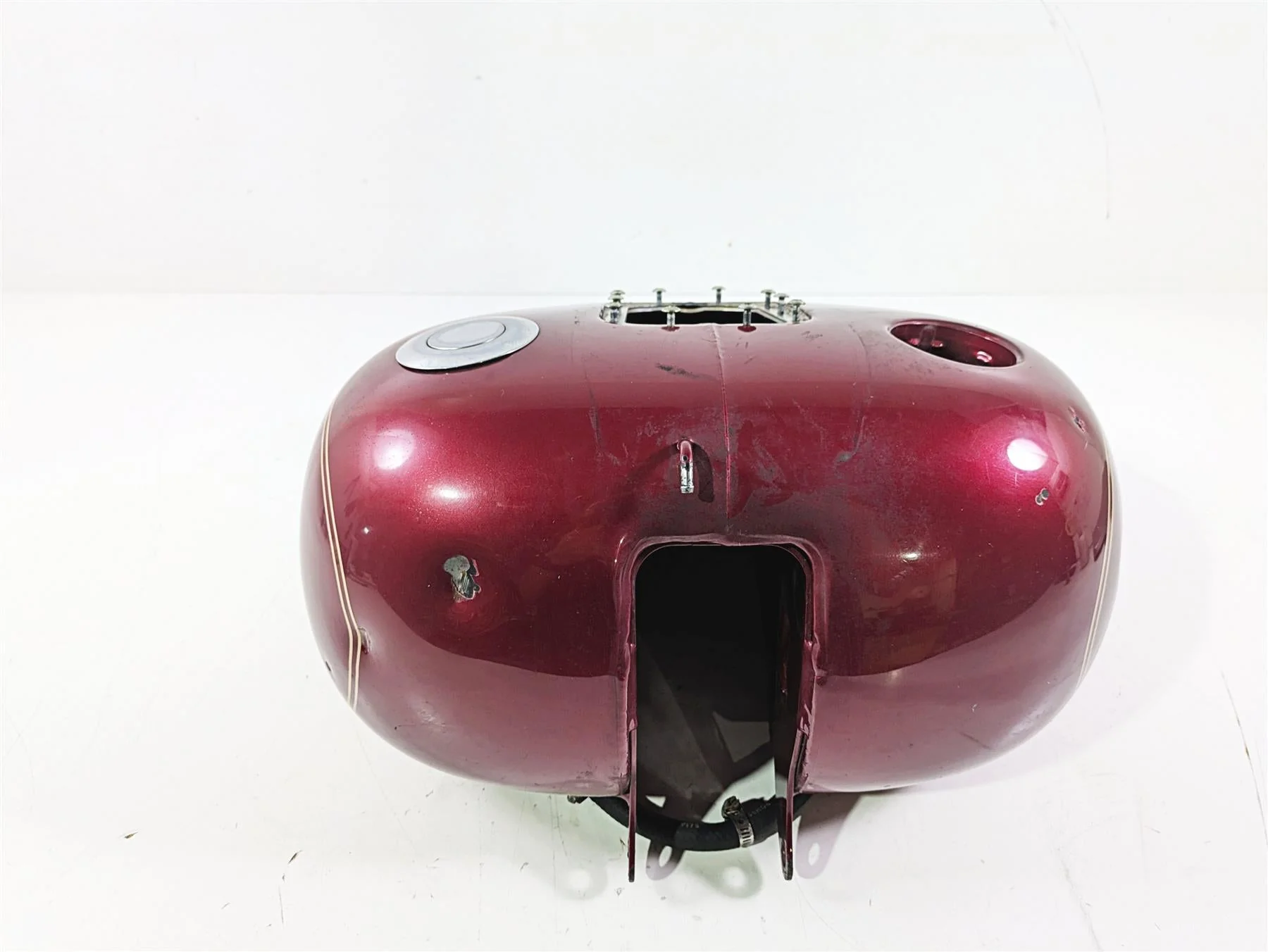2004 Harley FLSTCI Softail Heritage Fuel Gas Petrol Tank - Small Dents 61625-01E - Image 4
