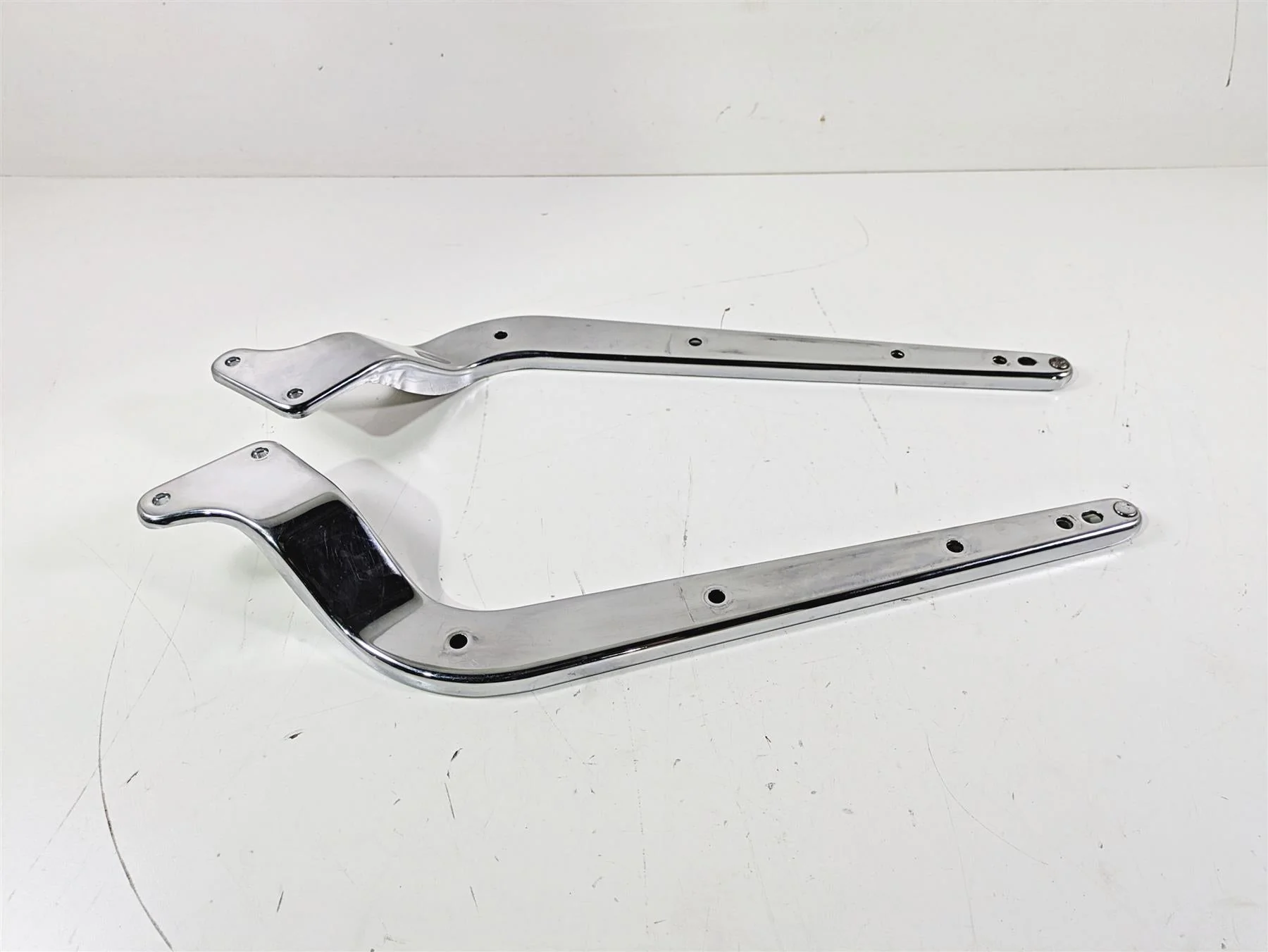 2004 Harley FLSTCI Softail Heritage Rear Fender Chrome Braces 59955-03 59954-03