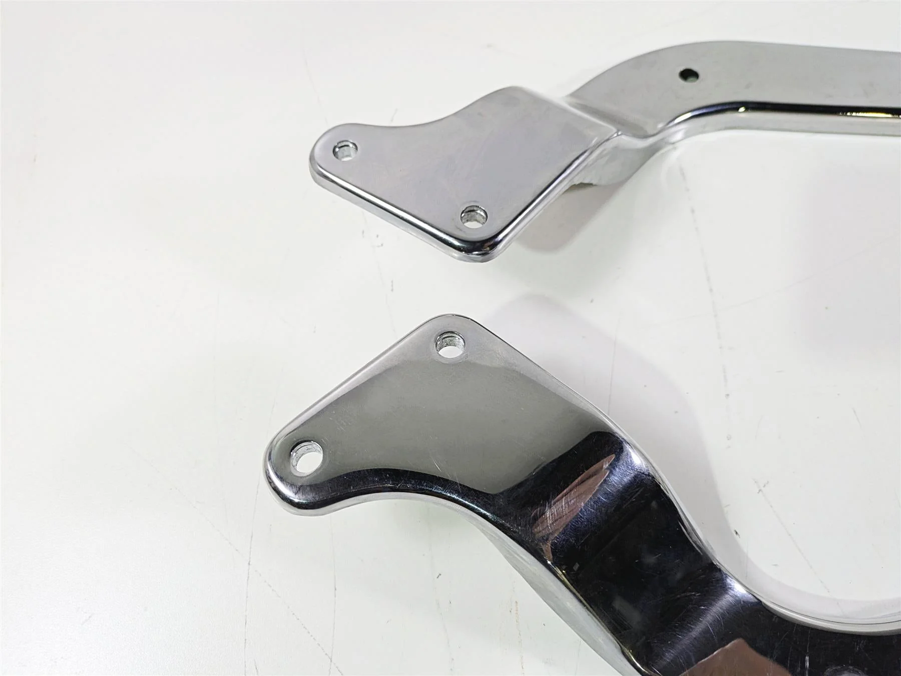 2004 Harley FLSTCI Softail Heritage Rear Fender Chrome Braces 59955-03 59954-03 - Image 6