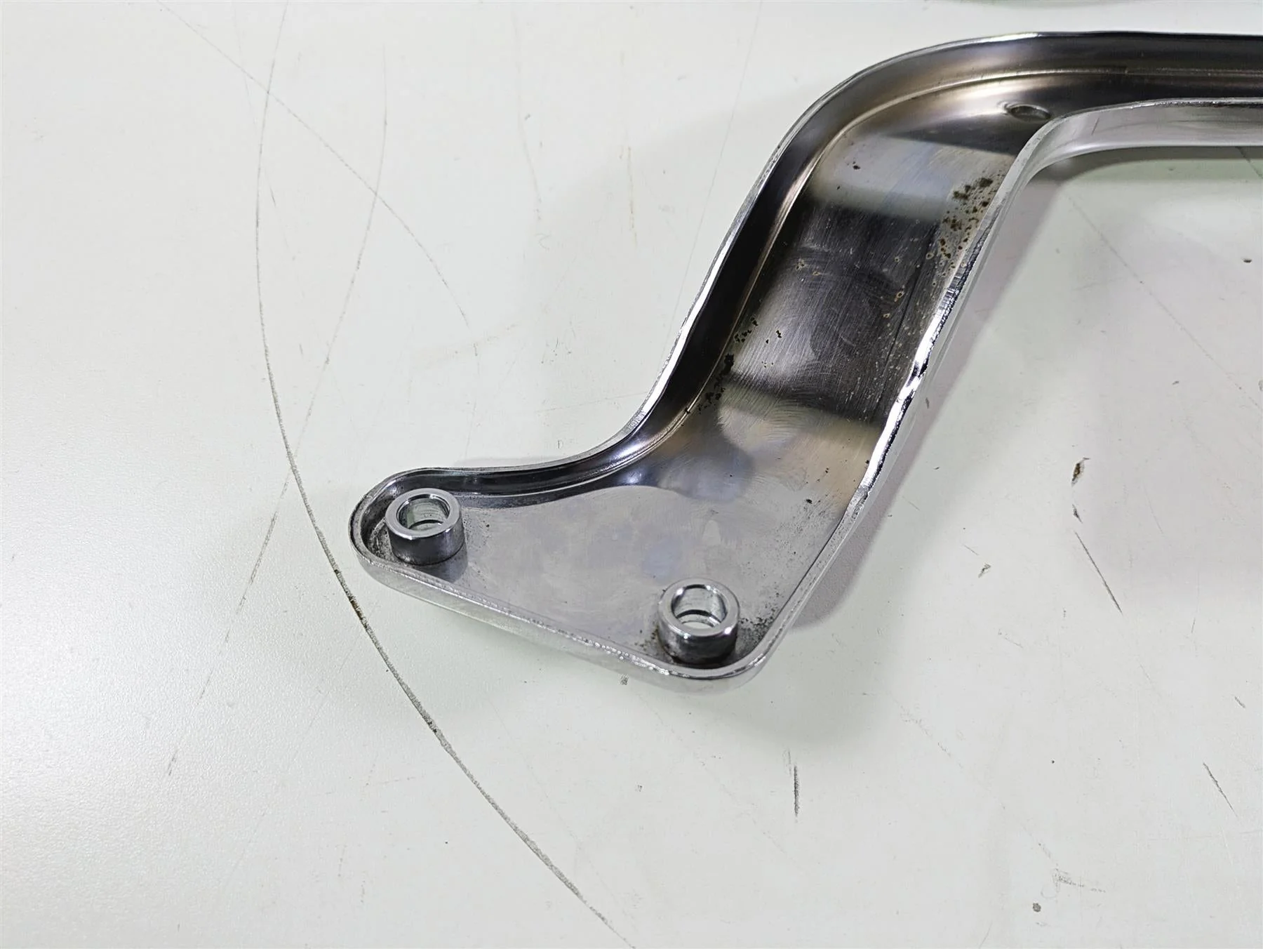 2004 Harley FLSTCI Softail Heritage Rear Fender Chrome Braces 59955-03 59954-03 - Image 9