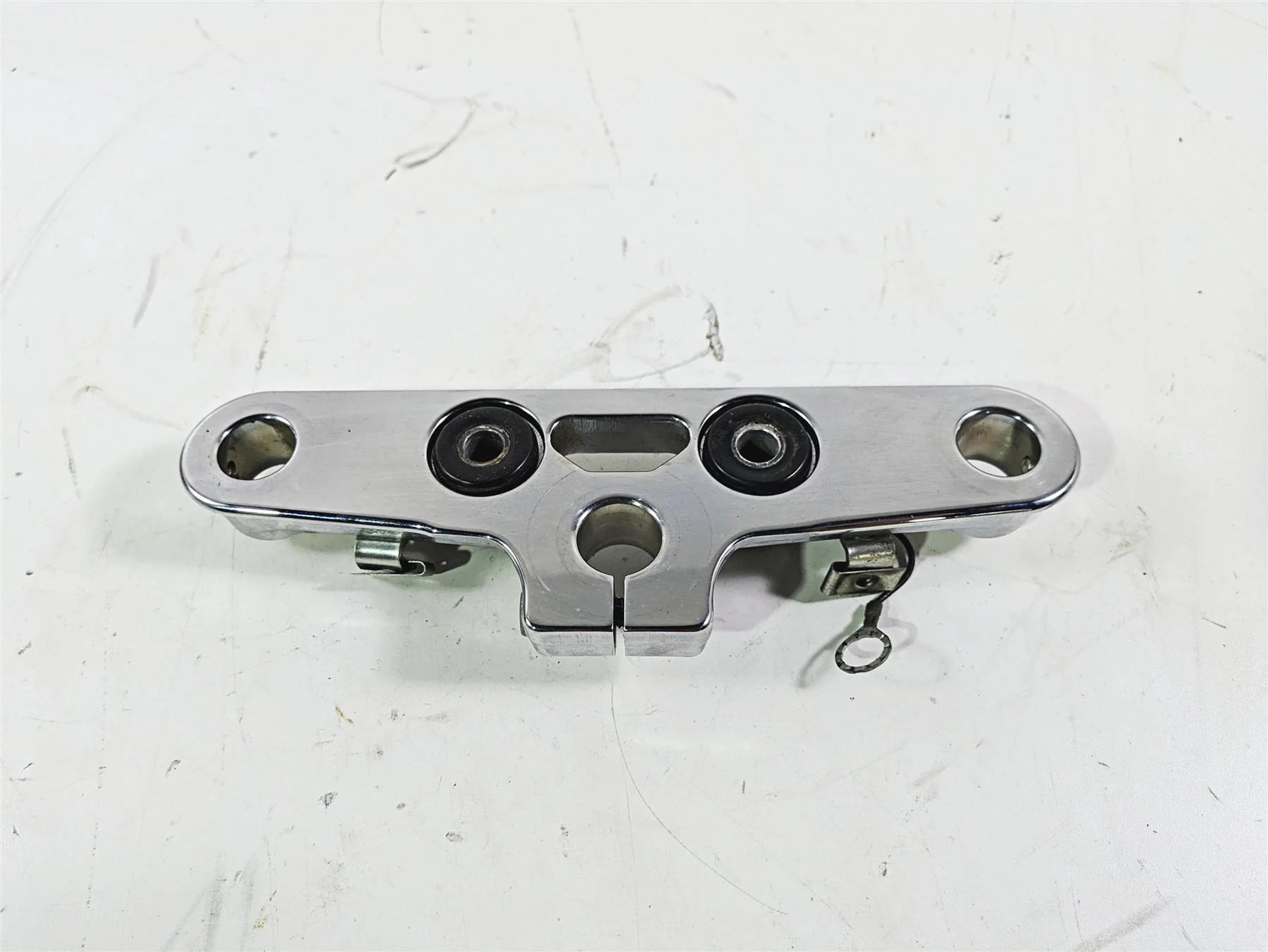 2004 Harley FLSTCI Softail Heritage Upper Chrome Triple Tree 45456-86B - Image 3