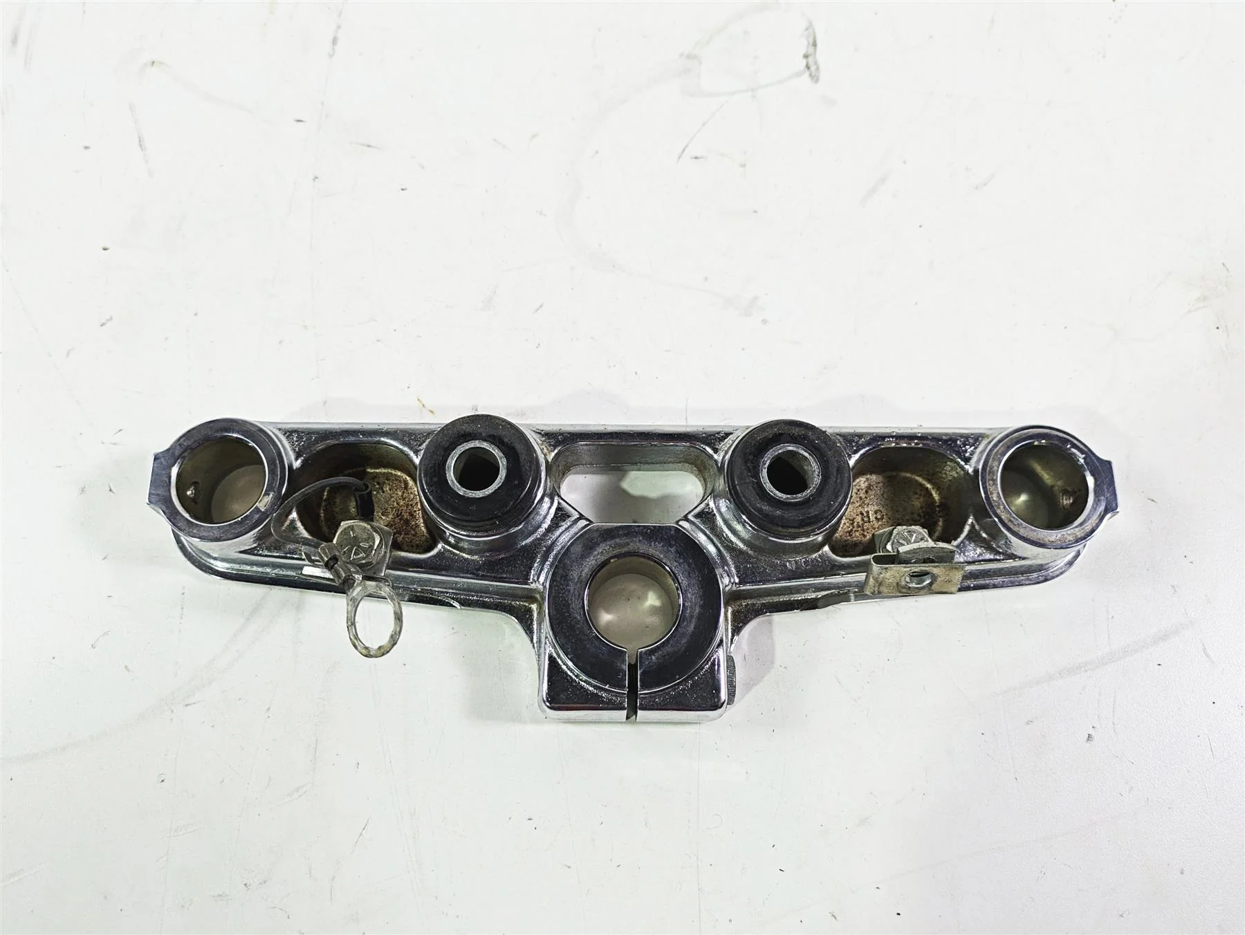 2004 Harley FLSTCI Softail Heritage Upper Chrome Triple Tree 45456-86B - Image 9