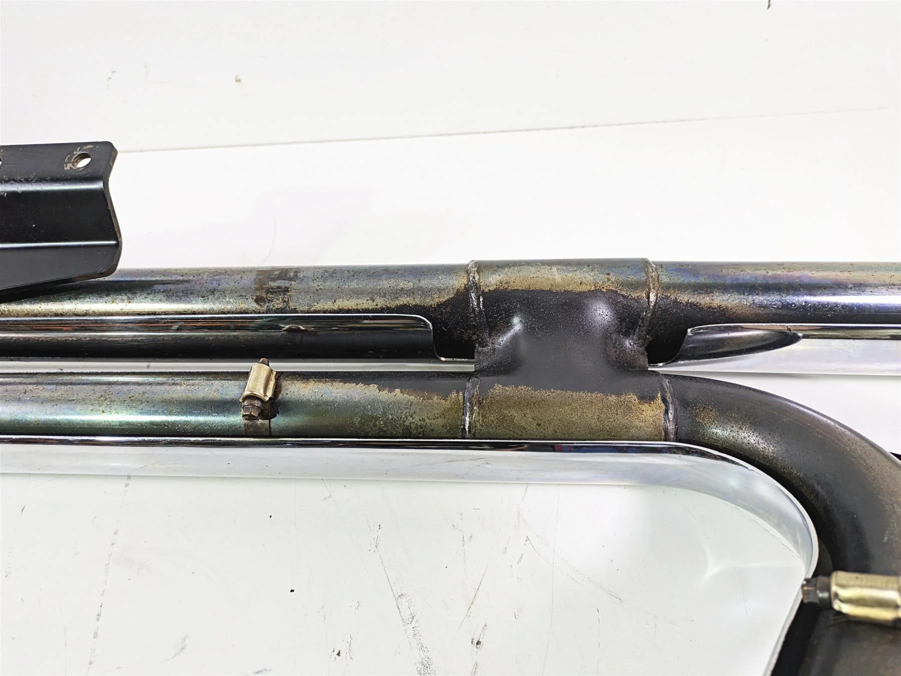 2004 Harley FLSTCI Softail Heritage Vance Hines Long Shots Exhaust System 17811 - Image 11