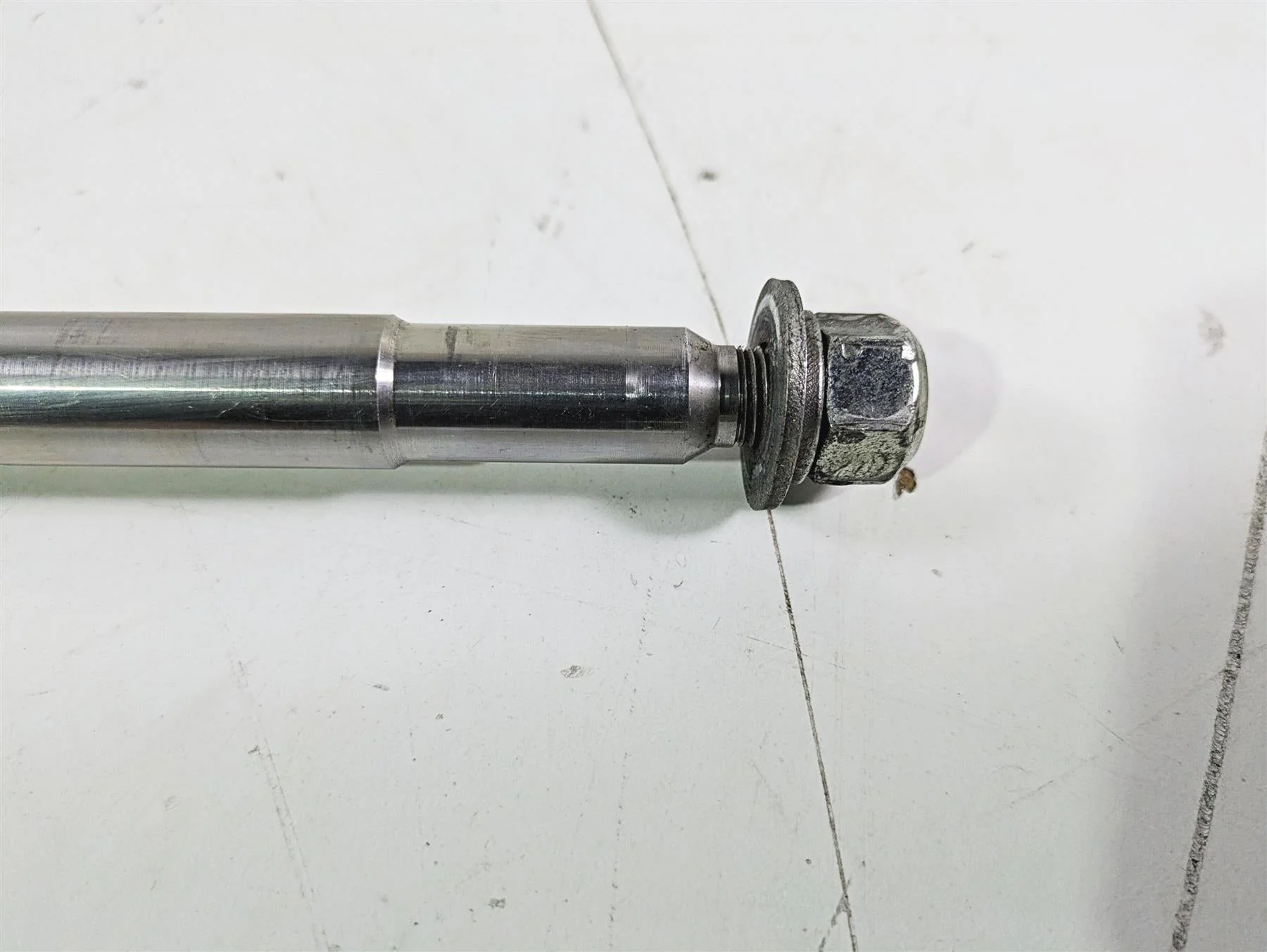 2004 Harley Softail FLSTF Fat Boy Front Axle Wheel Spindle 3/4 41584-86A - Image 6