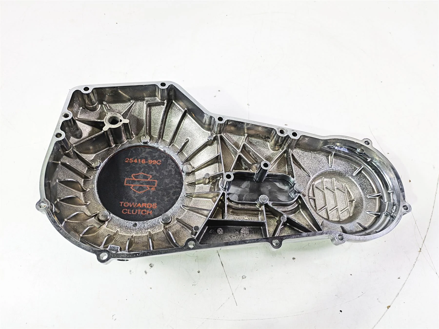 2004 Harley Softail FLSTF Fat Boy Outer Primary Drive Clutch Cover 60506-99 - Image 9