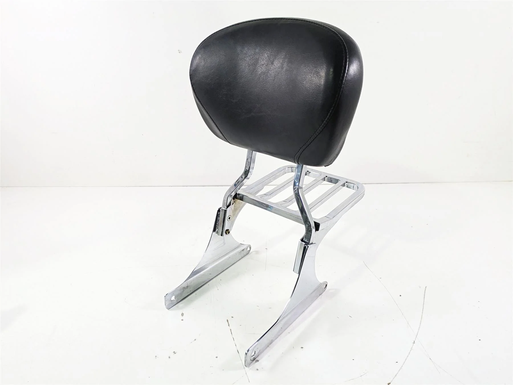 2004 Harley Softail FLSTF Fat Boy Passenger Sissybar Backrest 6 Pack Rack