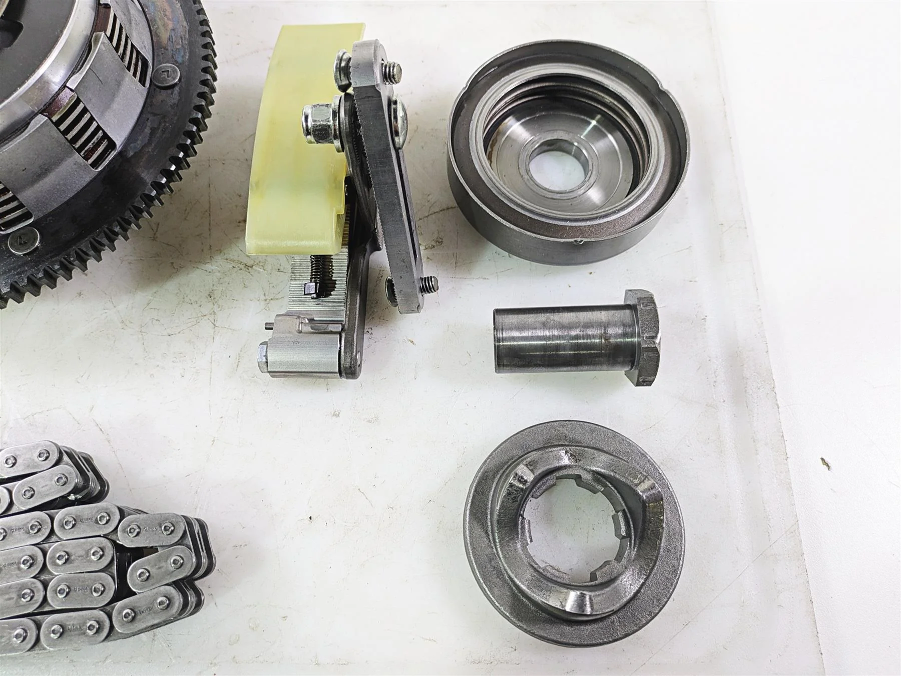 2004 Harley Softail FLSTF Fat Boy Primary Drive Clutch Kit  37802-04A - Image 4