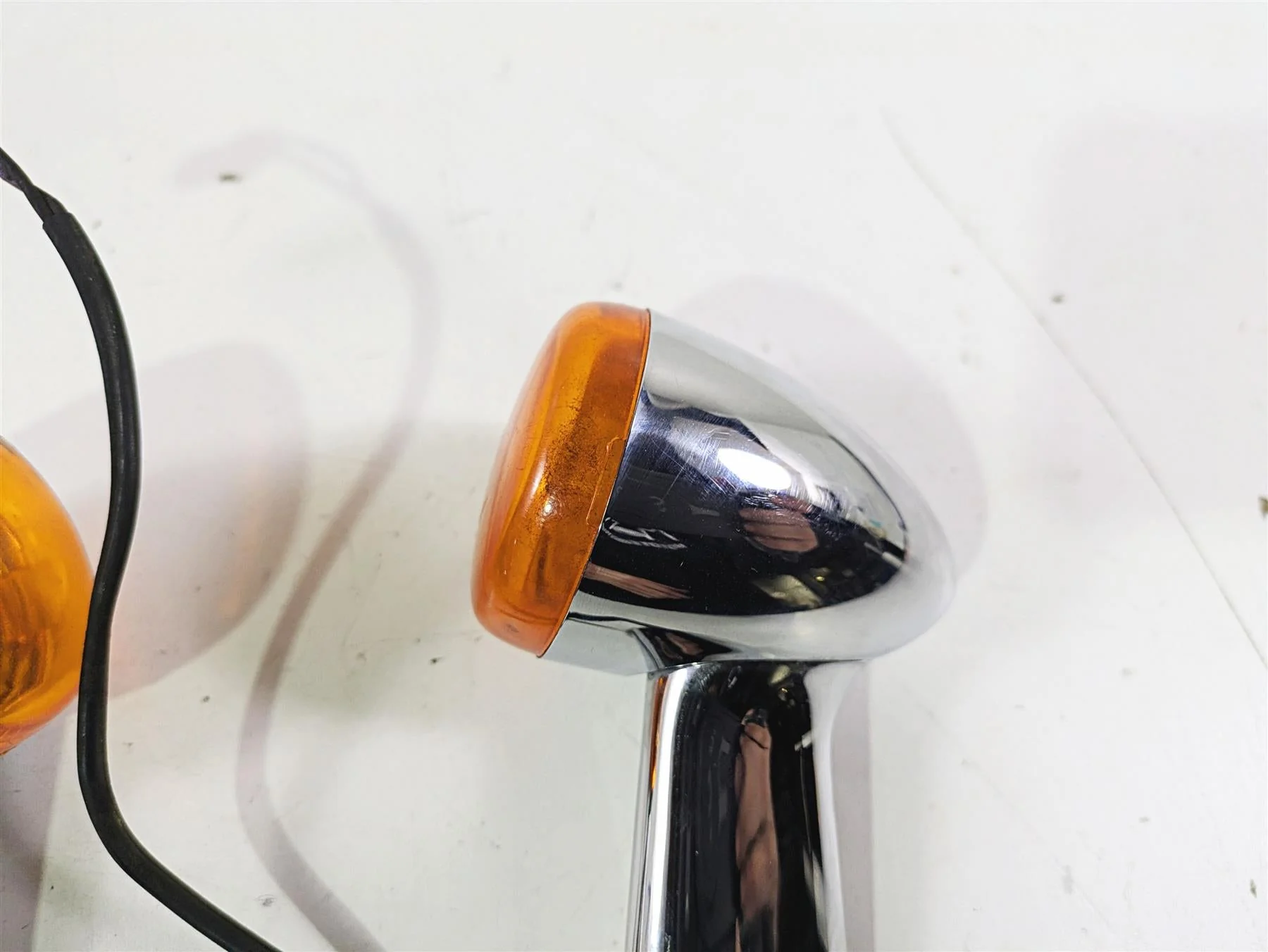 2004 Harley Softail FLSTF Fat Boy Rear Blinker Turn Singnal Set 68977-00 - Image 9