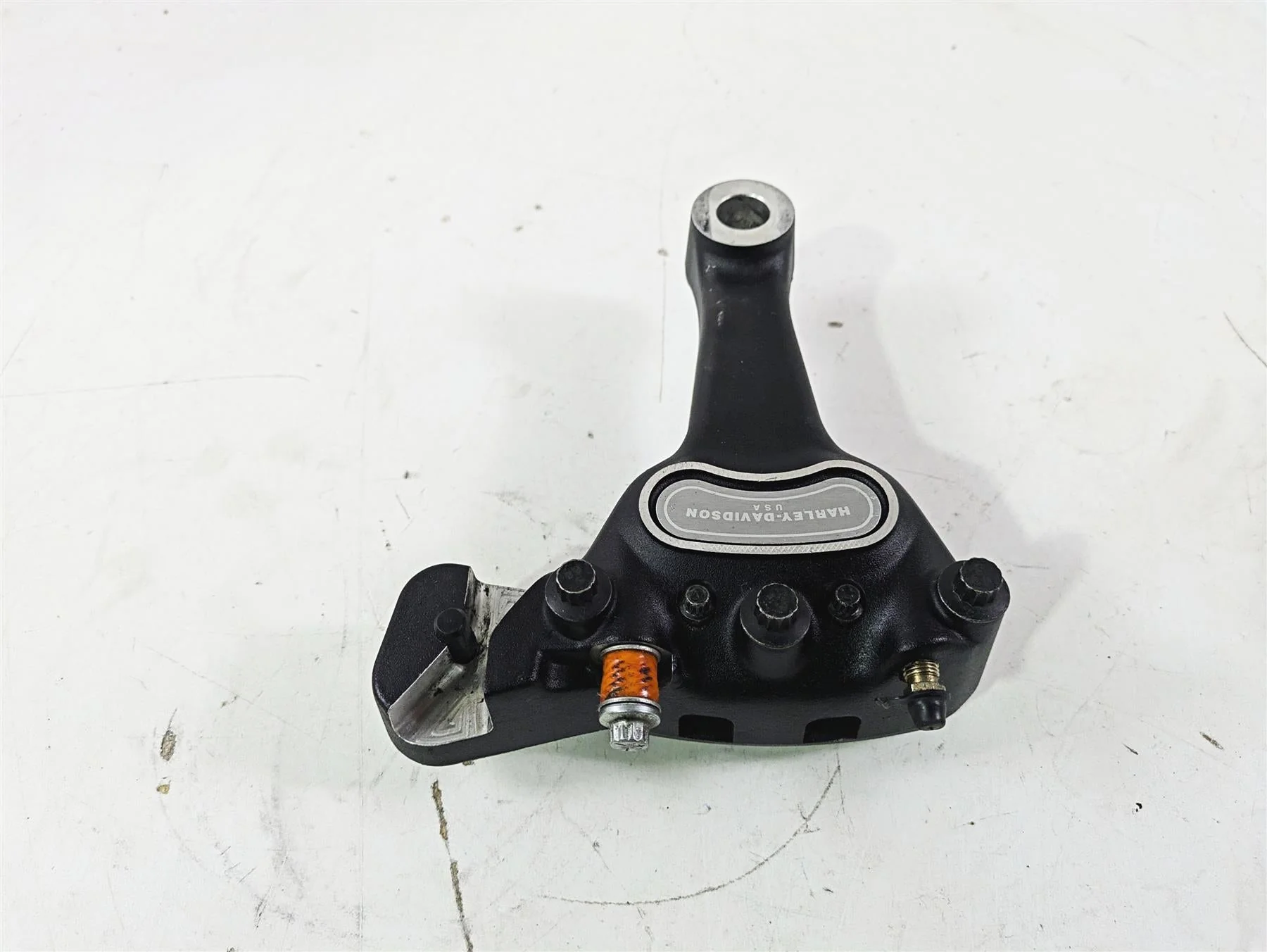 2004 Harley Softail FLSTF Fat Boy Rear Brake Caliper 44016-00D - Image 3