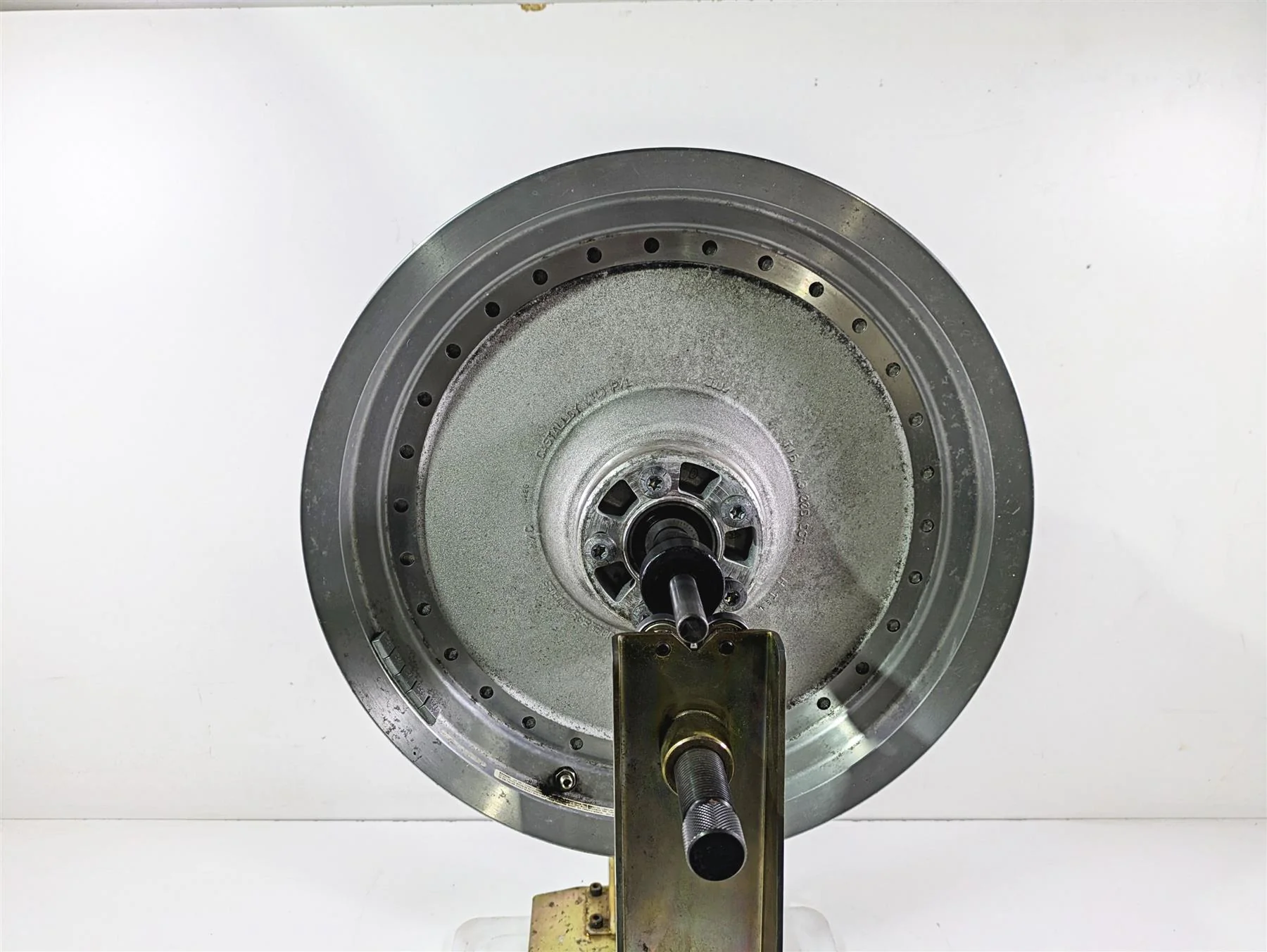 2004 Harley Softail FLSTF Fat Boy Straight 16x3 Solid Rear Wheel Rim 41092-03 - Image 5