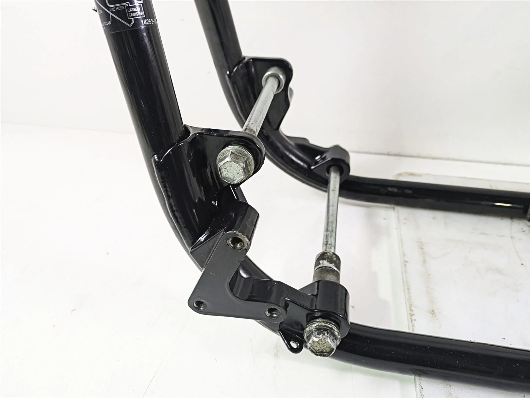 2004 Harley Softail FLSTF Fat Boy Straight Main Frame Chassis With Salvage Texas Title 47008-00C - Image 10