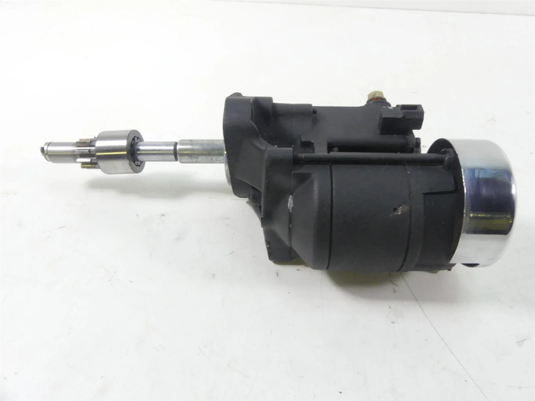 2004 Harley Softail FLSTFI Fat Boy Engine Starter Motor + Chrome Cover 31612-09