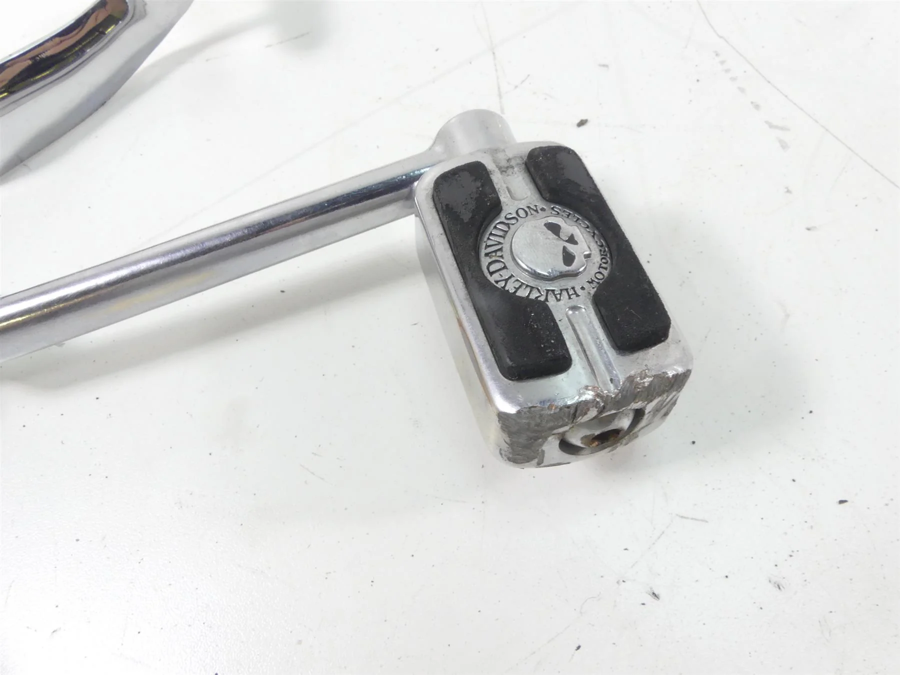 2004 Harley Softail FLSTFI Fat Boy Front Left Shifter Shift Lever Set 34689-04 - Image 10