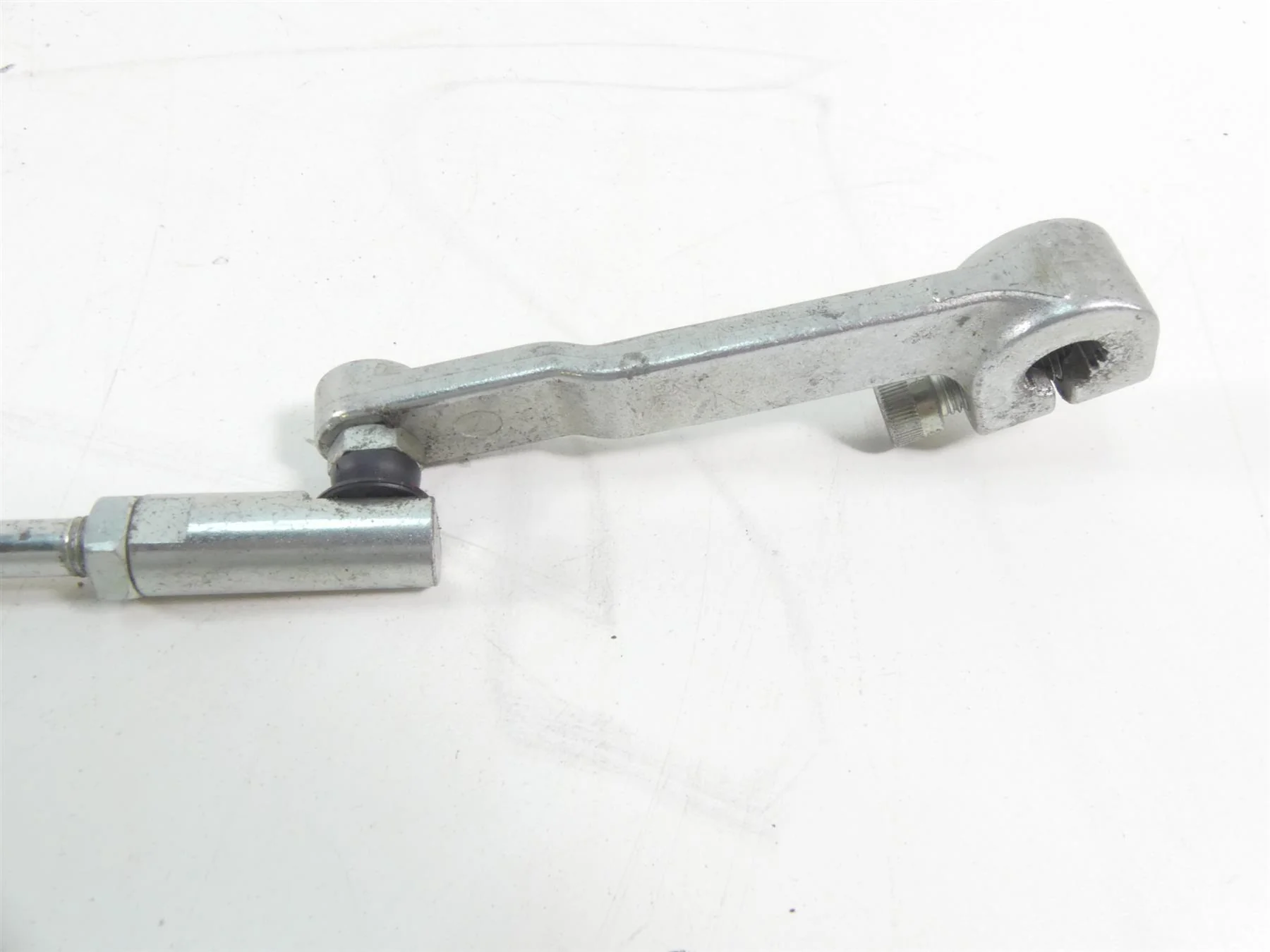 2004 Harley Softail FLSTFI Fat Boy Front Left Shifter Shift Lever Set 34689-04 - Image 6