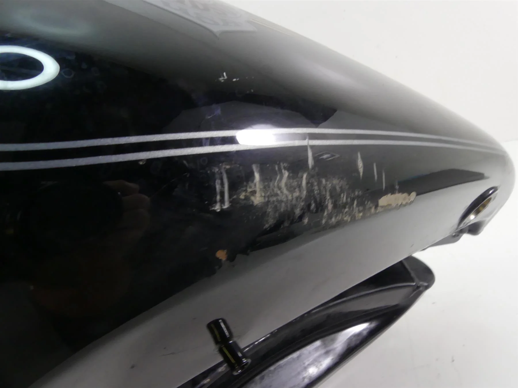 2004 Harley Softail FLSTFI Fat Boy Fuel Gas Petrol Tank Reservoir -Dent 61625-01 - Image 12