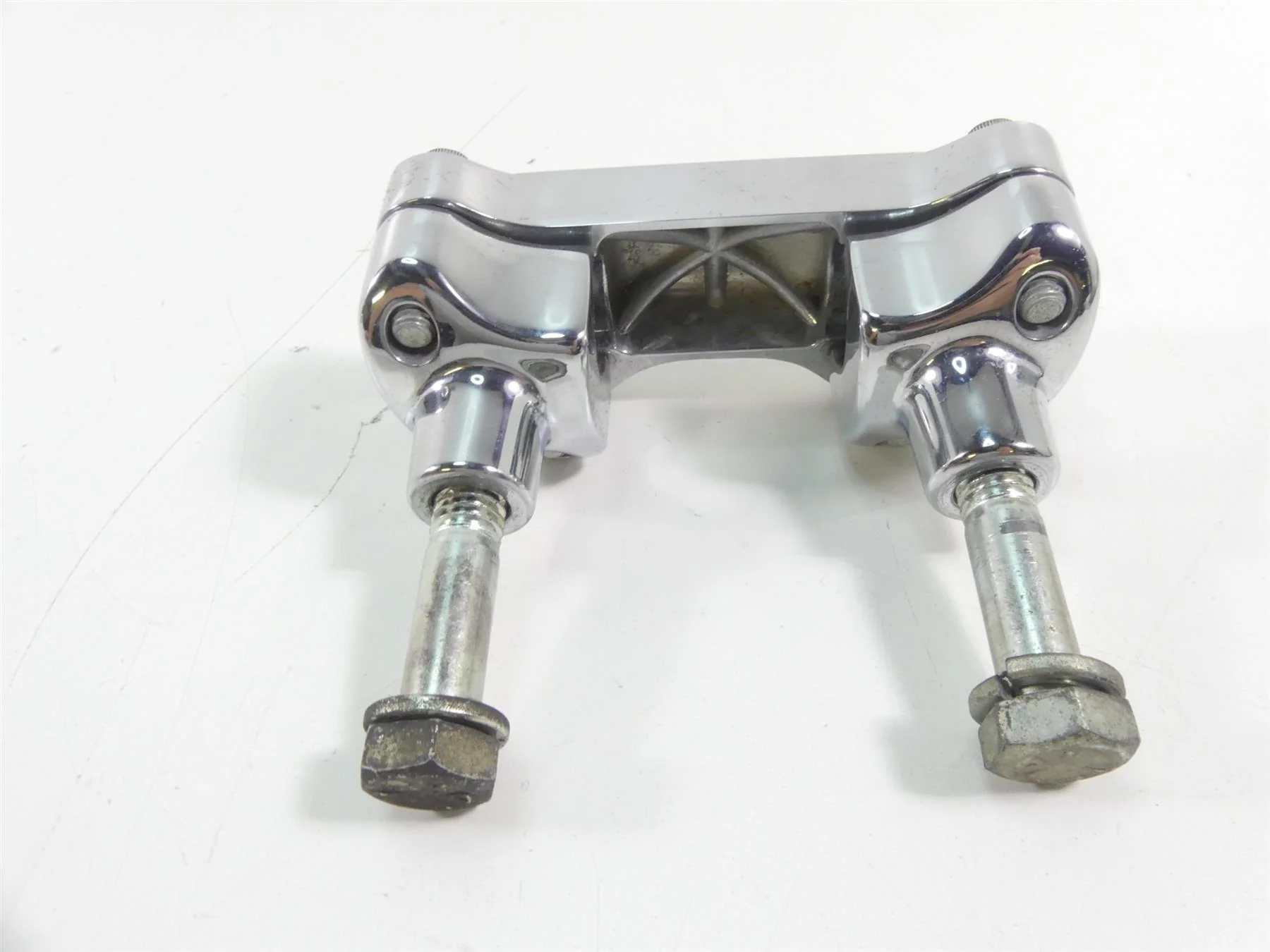 2004 Harley Softail FLSTFI Fat Boy Handlebar Handle Bar Riser Set 56567-86B - Image 5