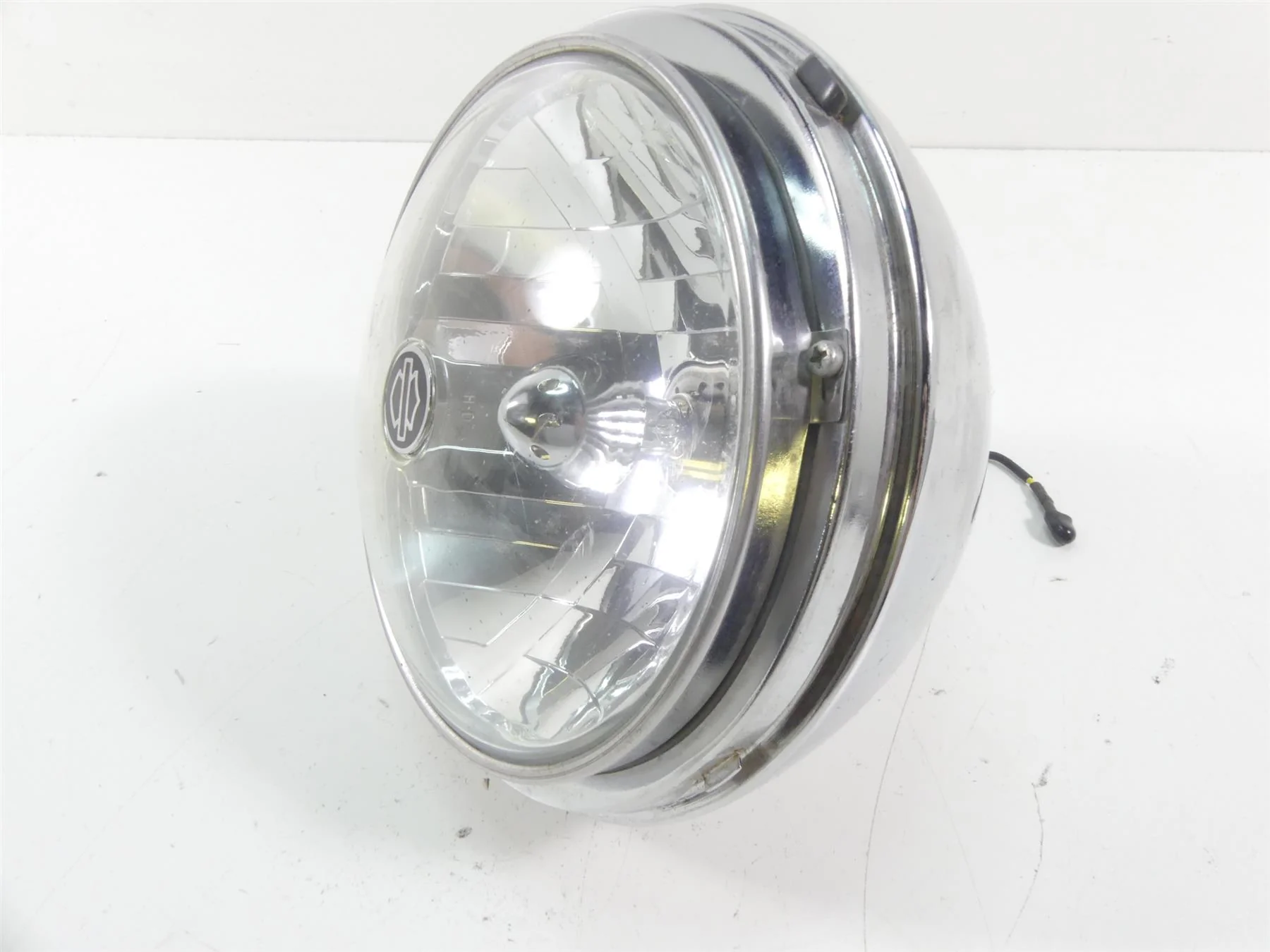 2004 Harley Softail FLSTFI Fat Boy Headlight Head Light Lamp 7" - Read 67903-00 - Image 2