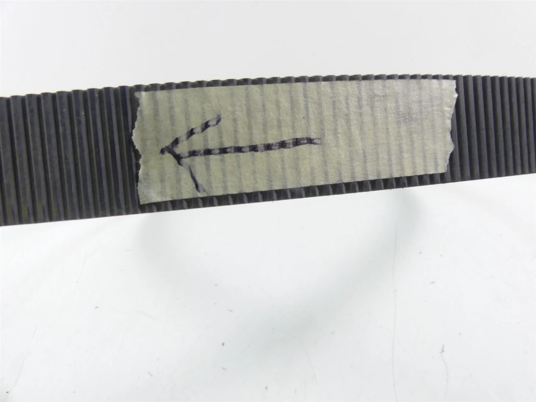 2004 Harley Softail FLSTFI Fat Boy Rear Drive Belt 135T 1-1/8" 40307-00B - Image 5