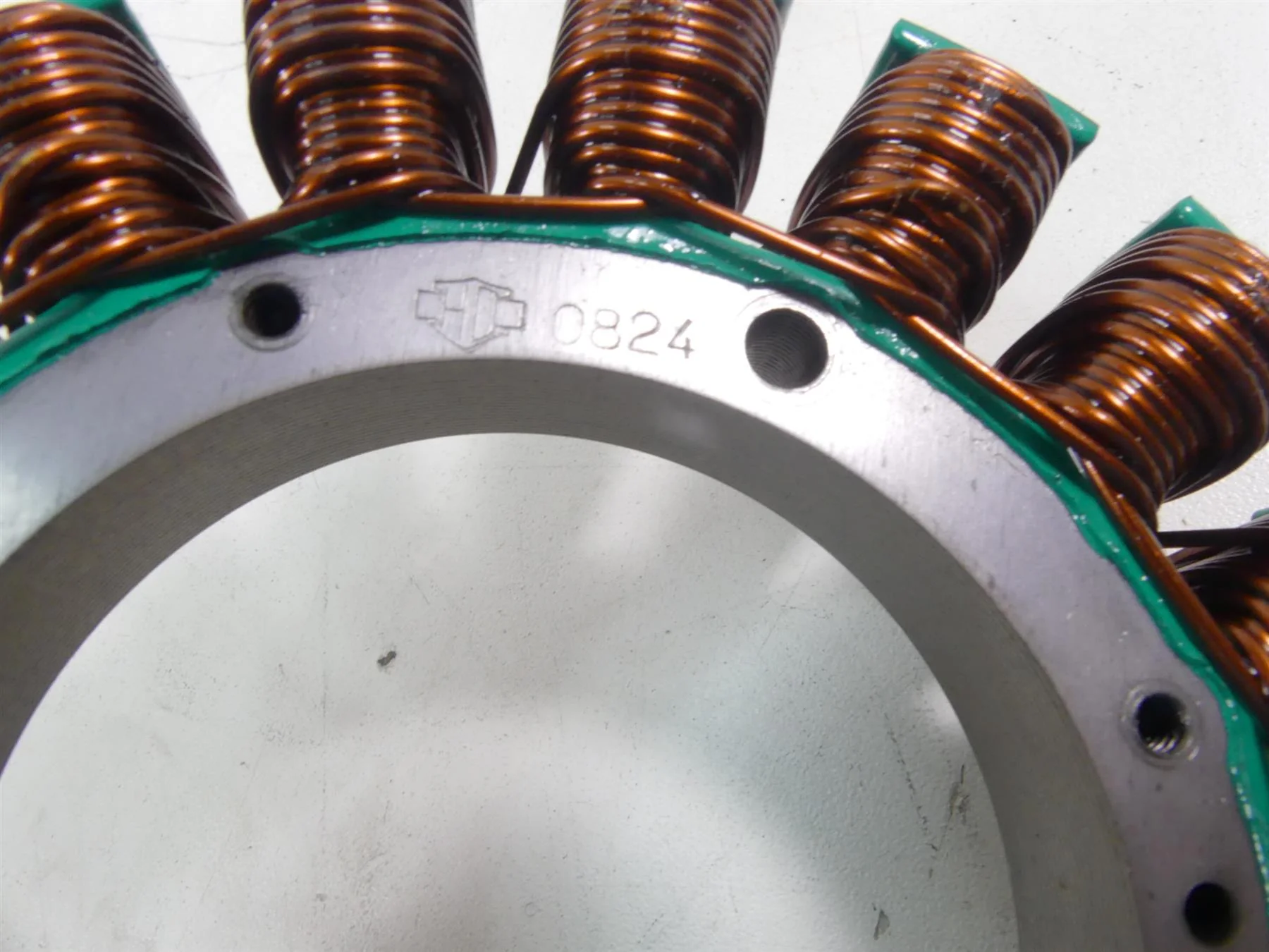 2004 Harley Softail FLSTFI Fat Boy Stator Alternator Generator Magneto 30017-01B - Image 9