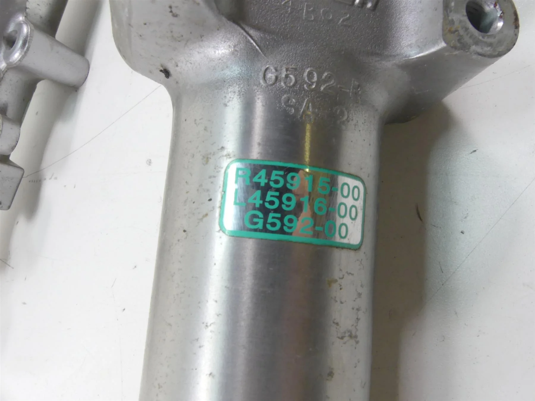 2004 Harley Softail FLSTFI Fat Boy Straight Front Fork Leg 41mm Set 45915-00 - Image 11