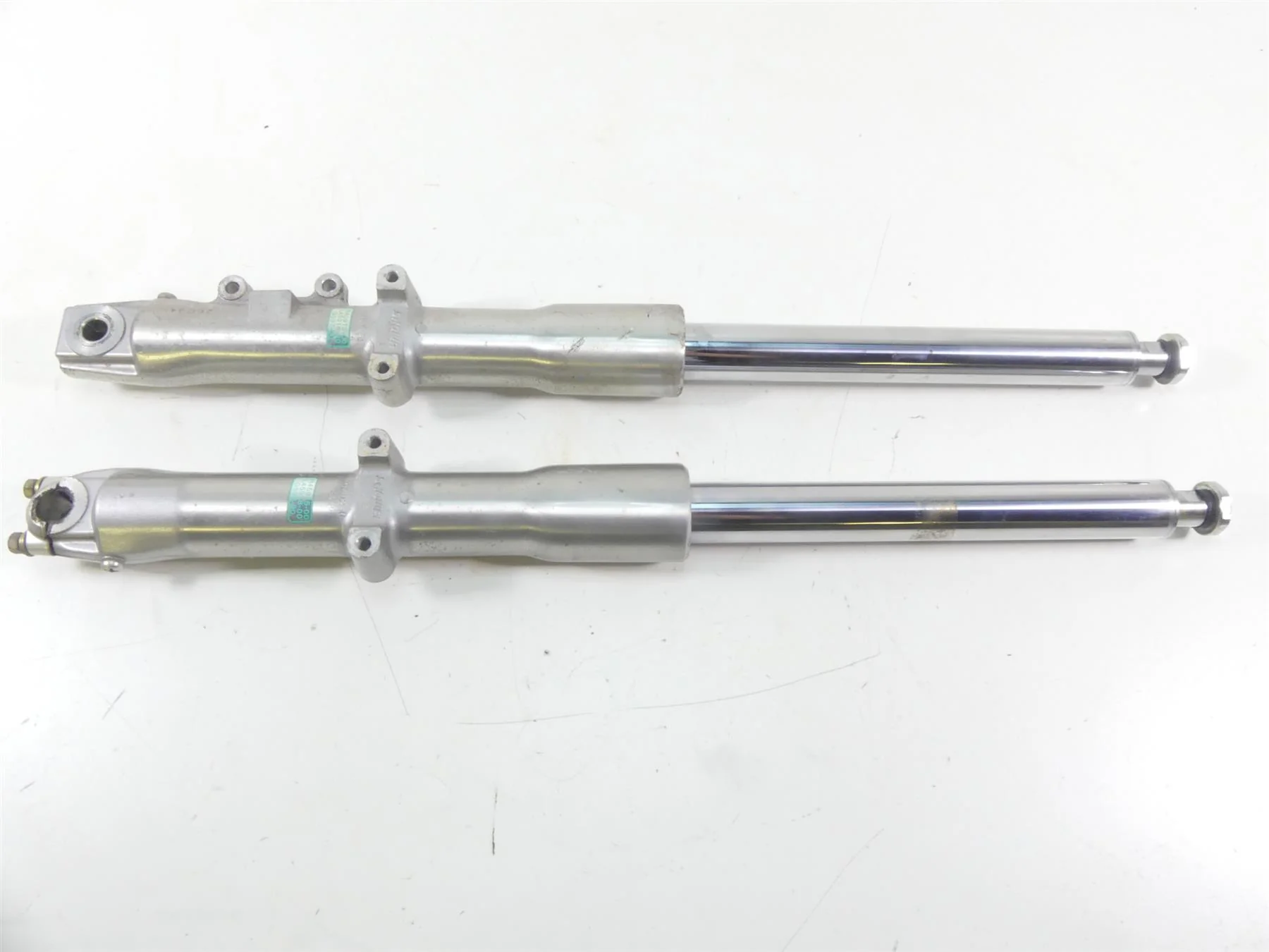 2004 Harley Softail FLSTFI Fat Boy Straight Front Fork Leg 41mm Set 45915-00 - Image 2