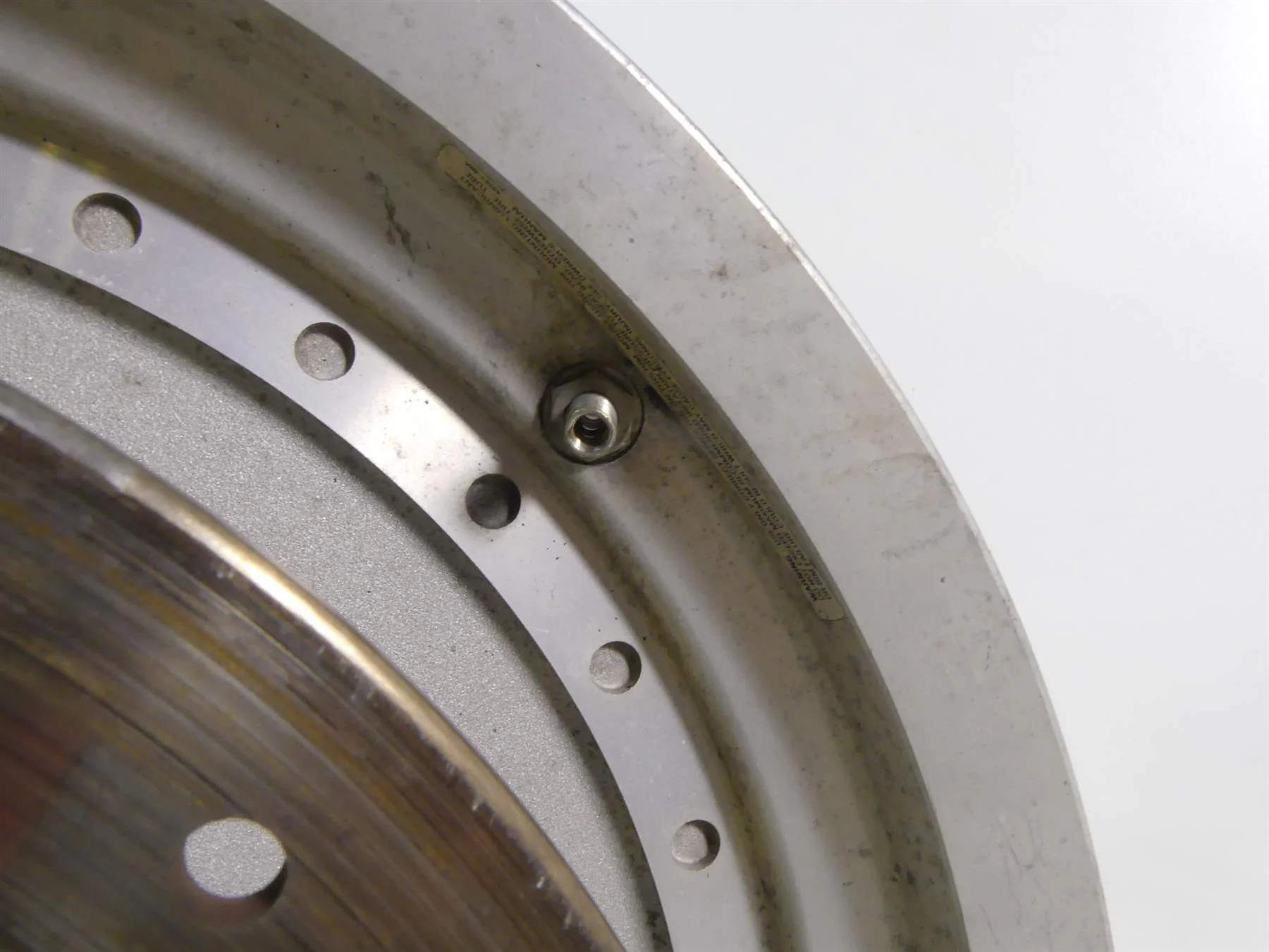 2004 Harley Softail FLSTFI Fat Boy Straight Rear Wheel Solid 16x3 -Read 41092-03 - Image 7