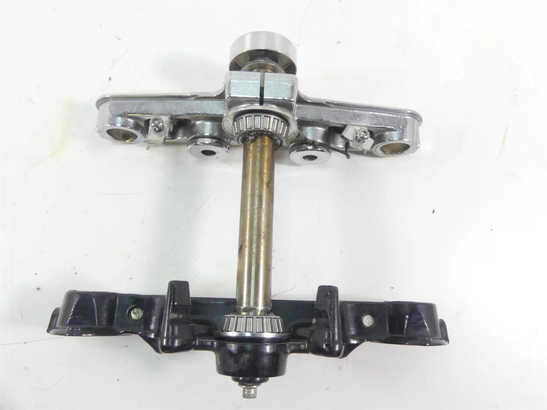 2004 Harley Softail FLSTFI Fat Boy Upper & Lower Triple Tree Set 41mm 45456-86B