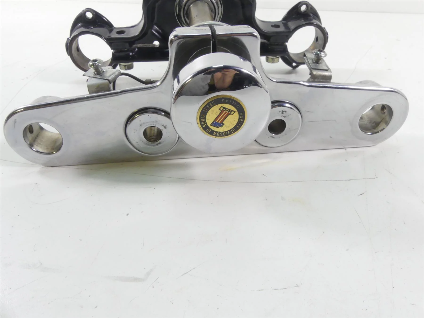 2004 Harley Softail FLSTFI Fat Boy Upper & Lower Triple Tree Set 41mm 45456-86B - Image 3