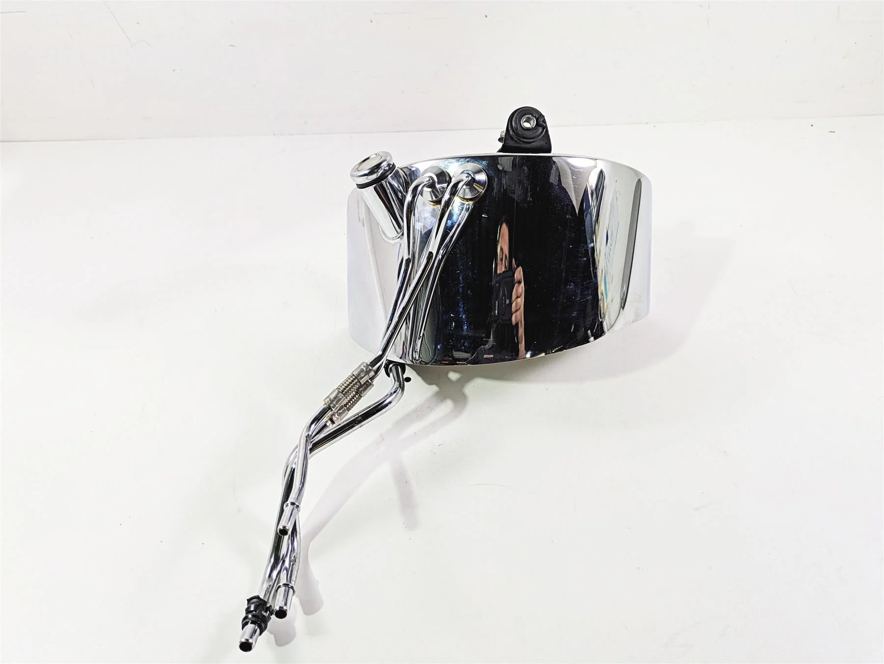2004 Harley Softail FXSTDI Deuce Chrome Oil Tank Reservoir 62498-00A