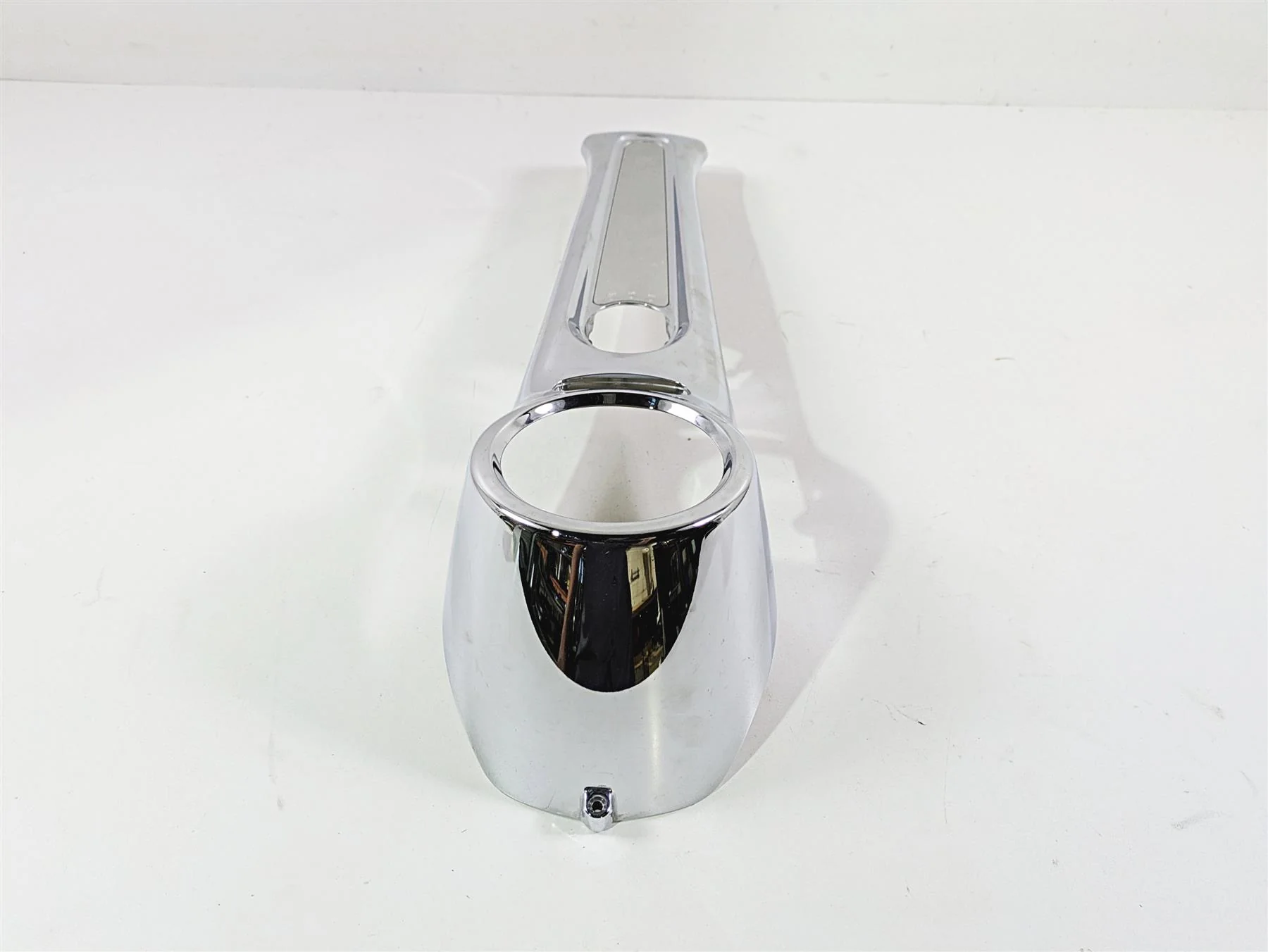 2004 Harley Softail FXSTDI Deuce Tank Chrome Dash Console Cover 71439-00 - Image 2