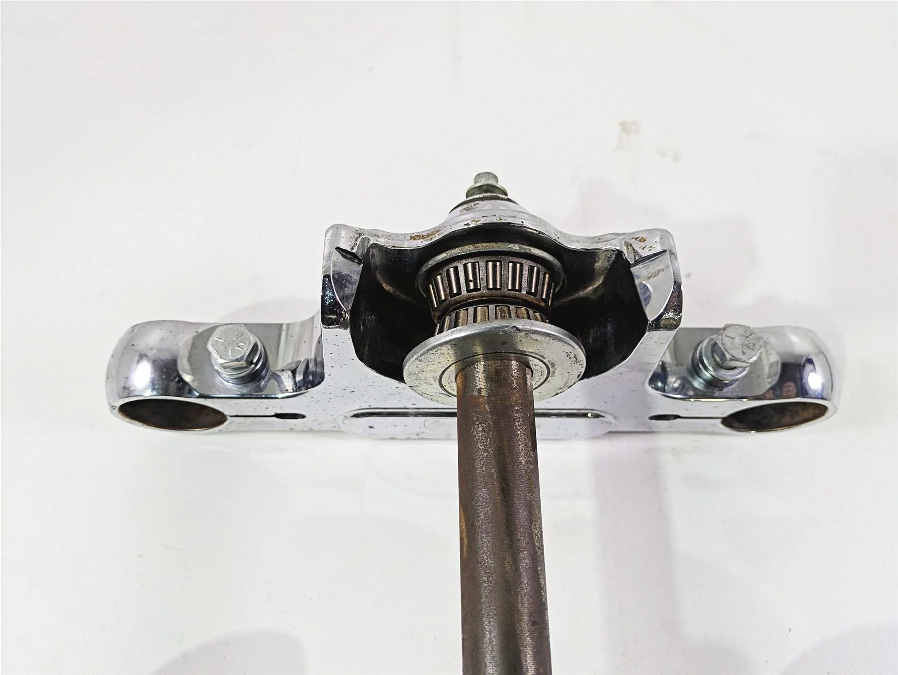 2004 Harley Softail FXSTDI Deuce Upper Lower Triple Tree Clamp 45769-00 45475-00 - Image 12